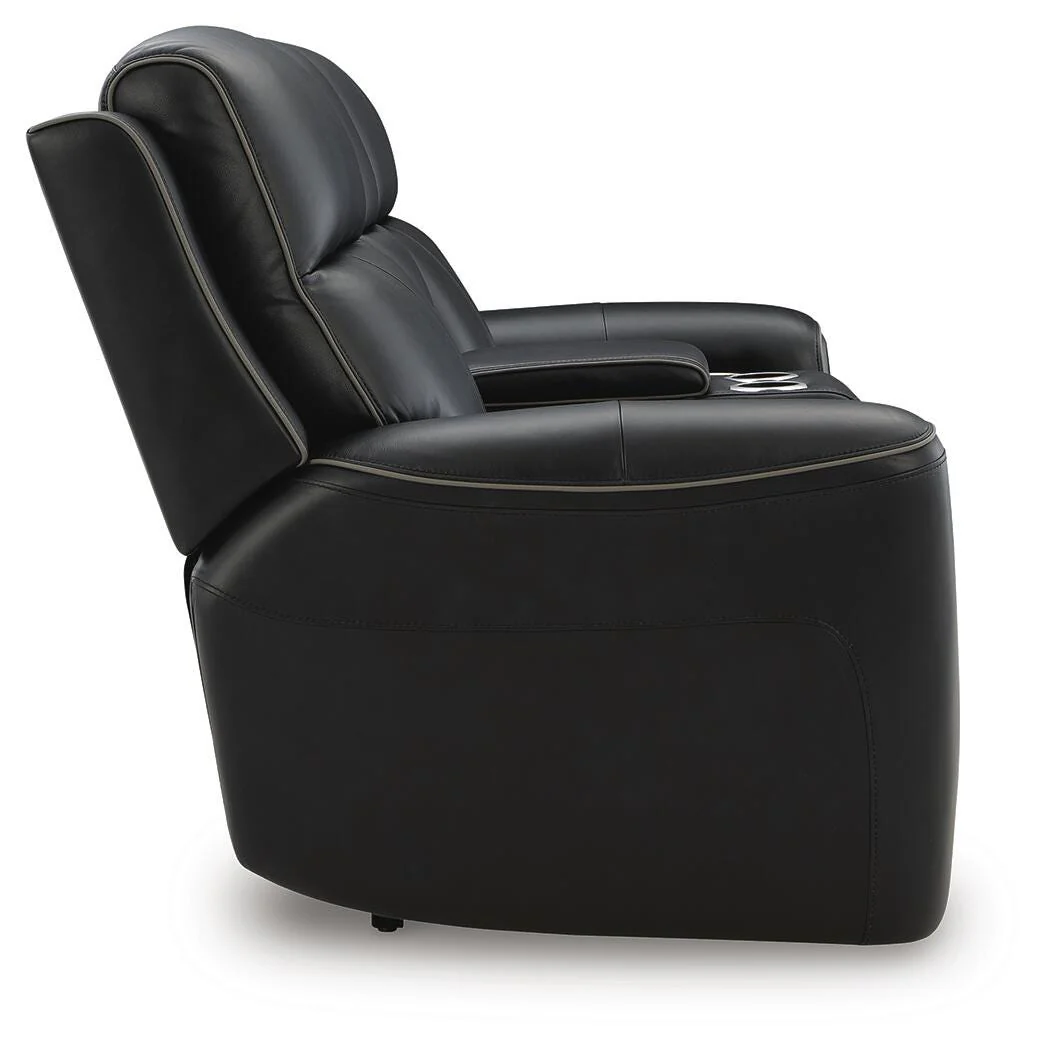 5Z-Comfort Power Reclining Loveseat with Console - Image 15