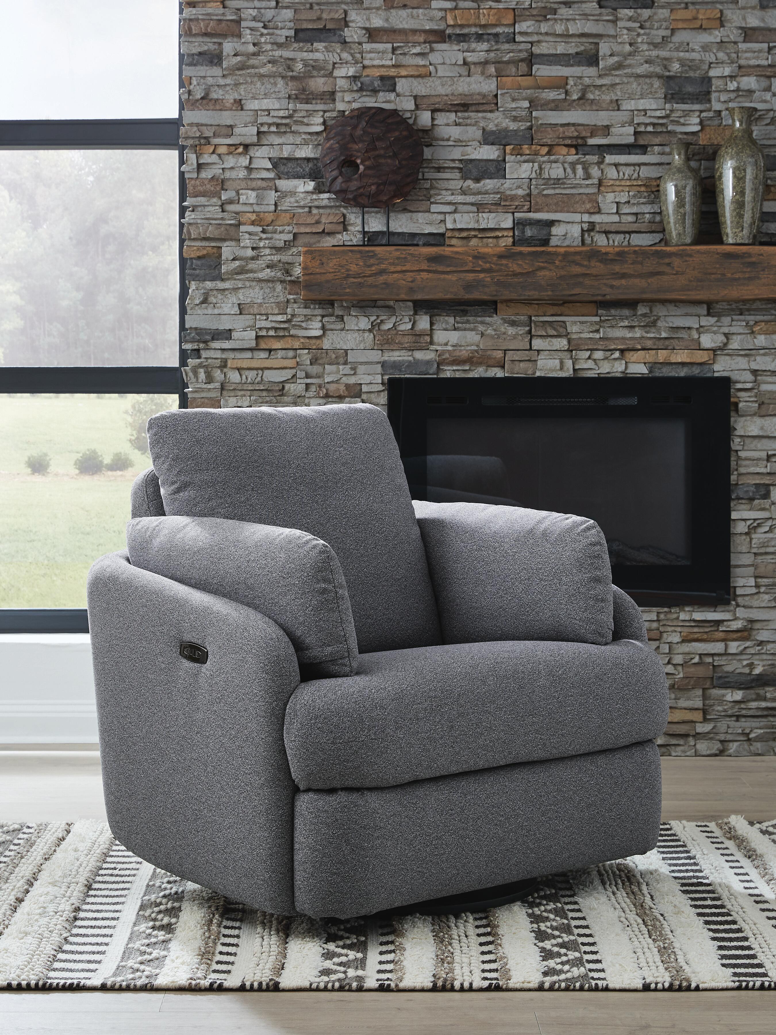 Alainmont Next-Gen Nuvella Swivel Power Recliner - Image 12