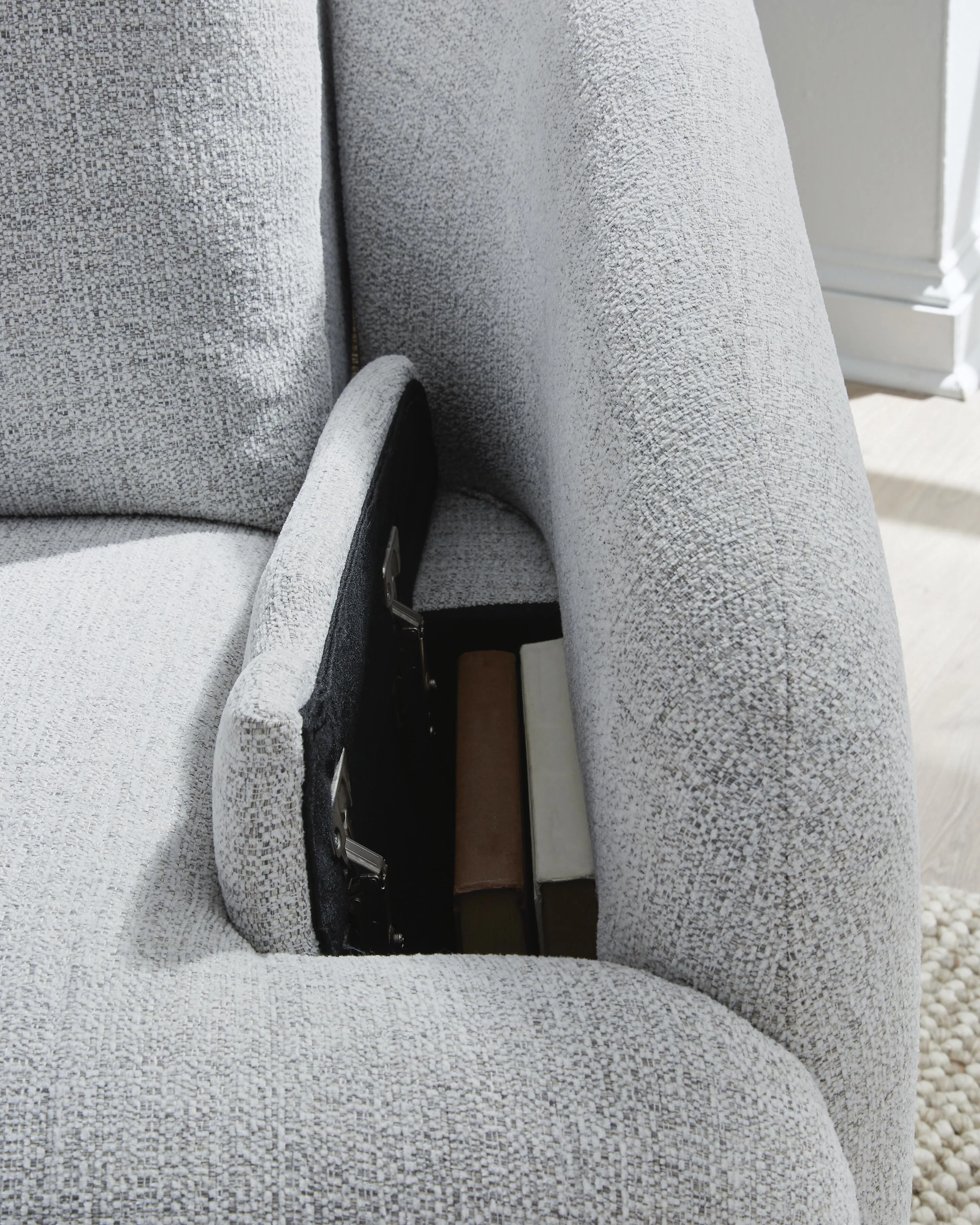 Alainmont Next-Gen Nuvella Swivel Power Recliner - Image 8