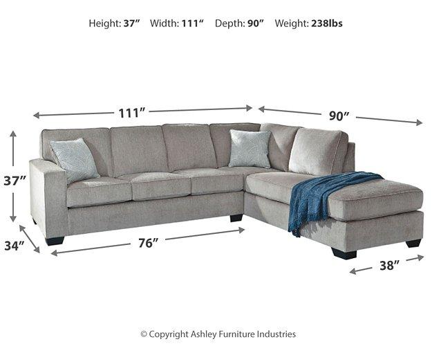 Altari 2-Piece Sleeper Sectional with Chaise - Image 43