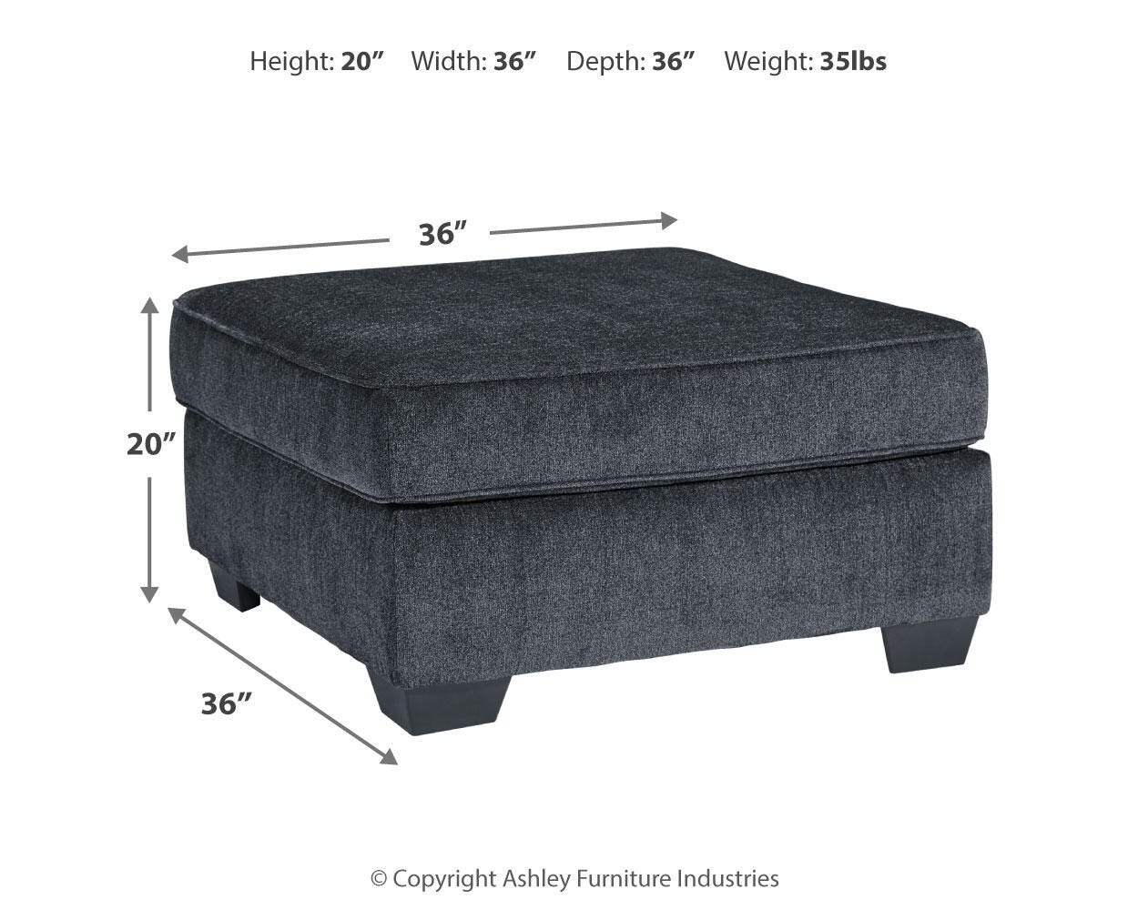 Altari Oversized Accent Ottoman - Image 12