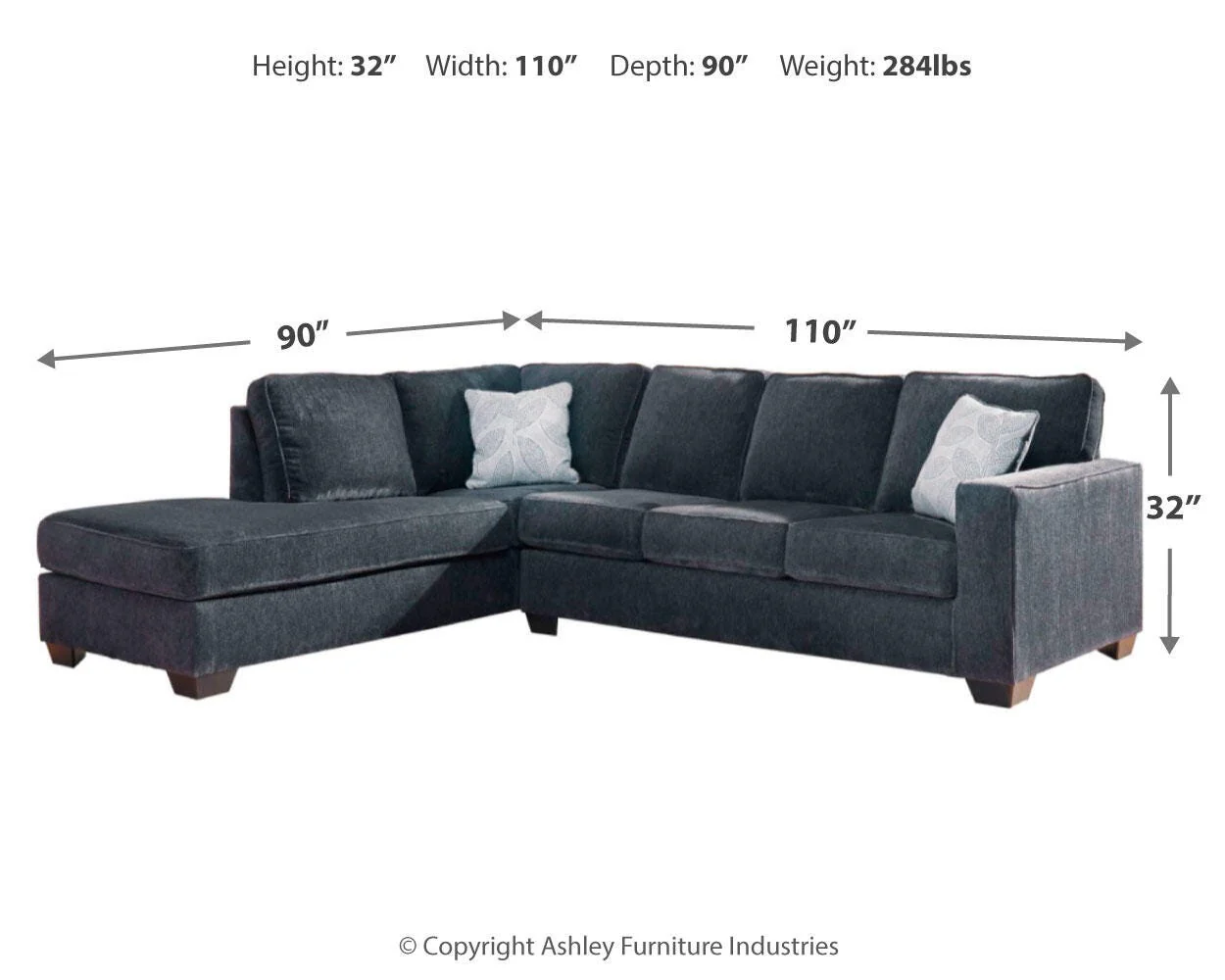 Altari Sleeper Sectional with Chaise - Image 12