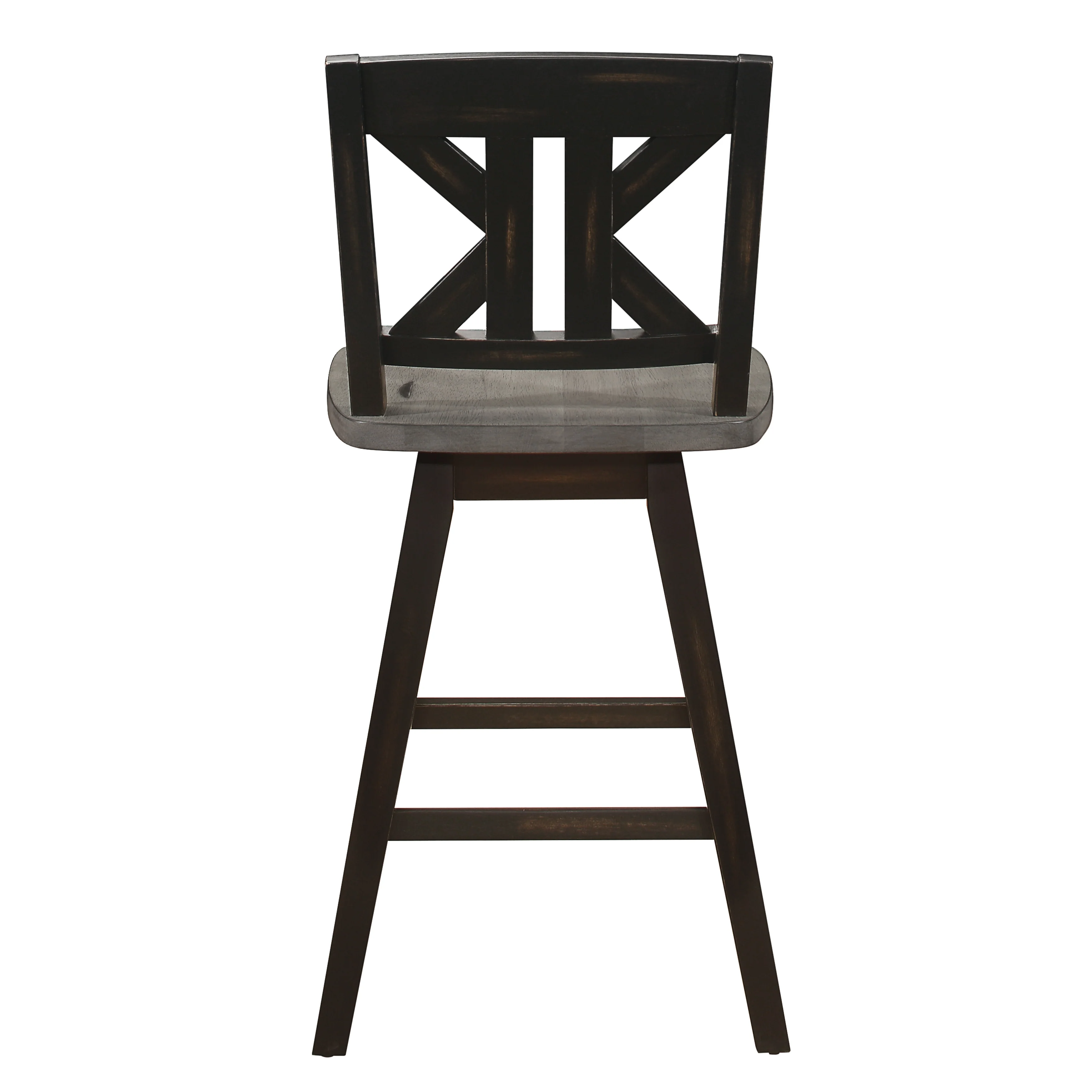 Amsonia Swivel Counter Height Chair in Black/Gray - 5602-24BKS1 - Image 3