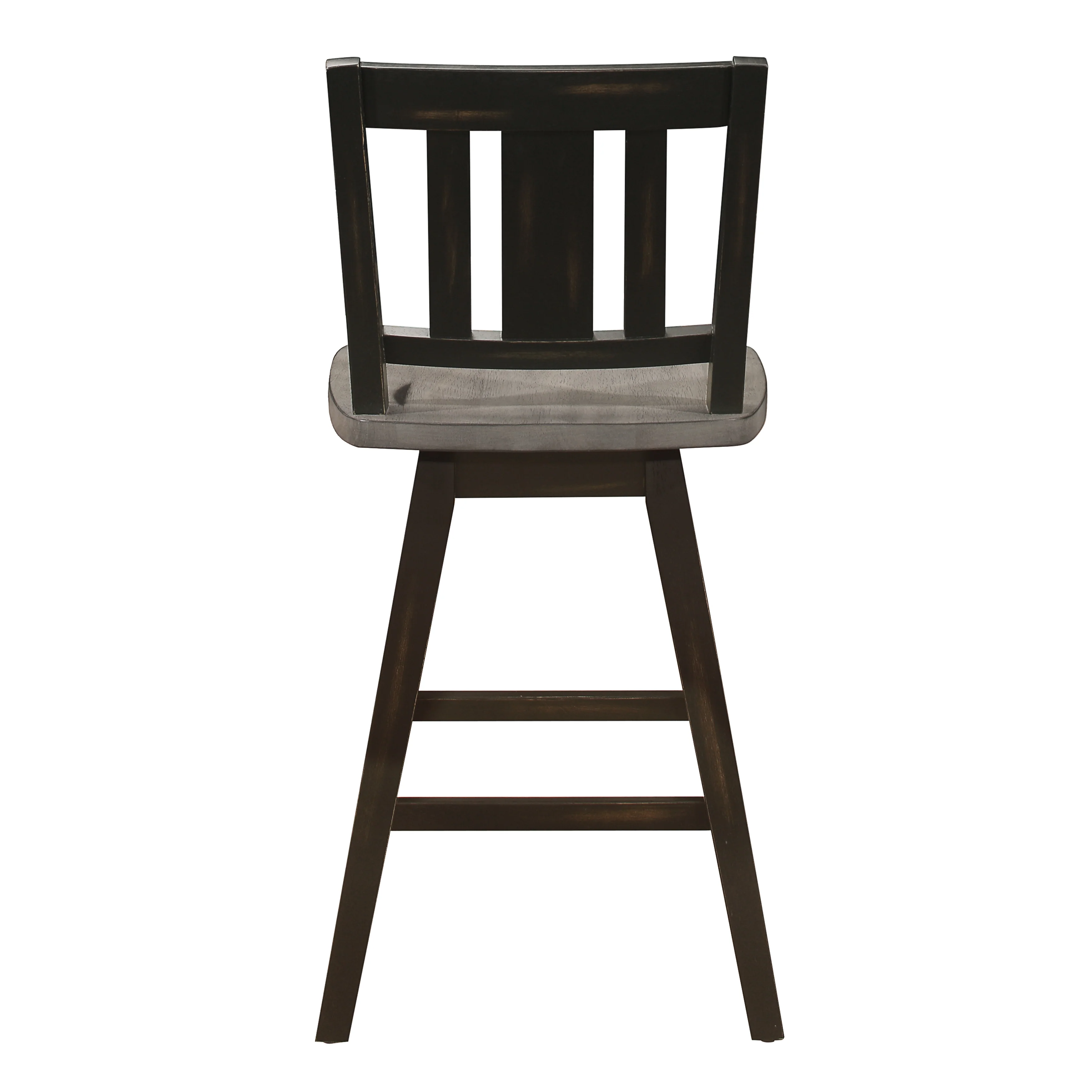 Amsonia Swivel Counter Height Chair in Black/Gray - 5602-24BKS2 - Image 3