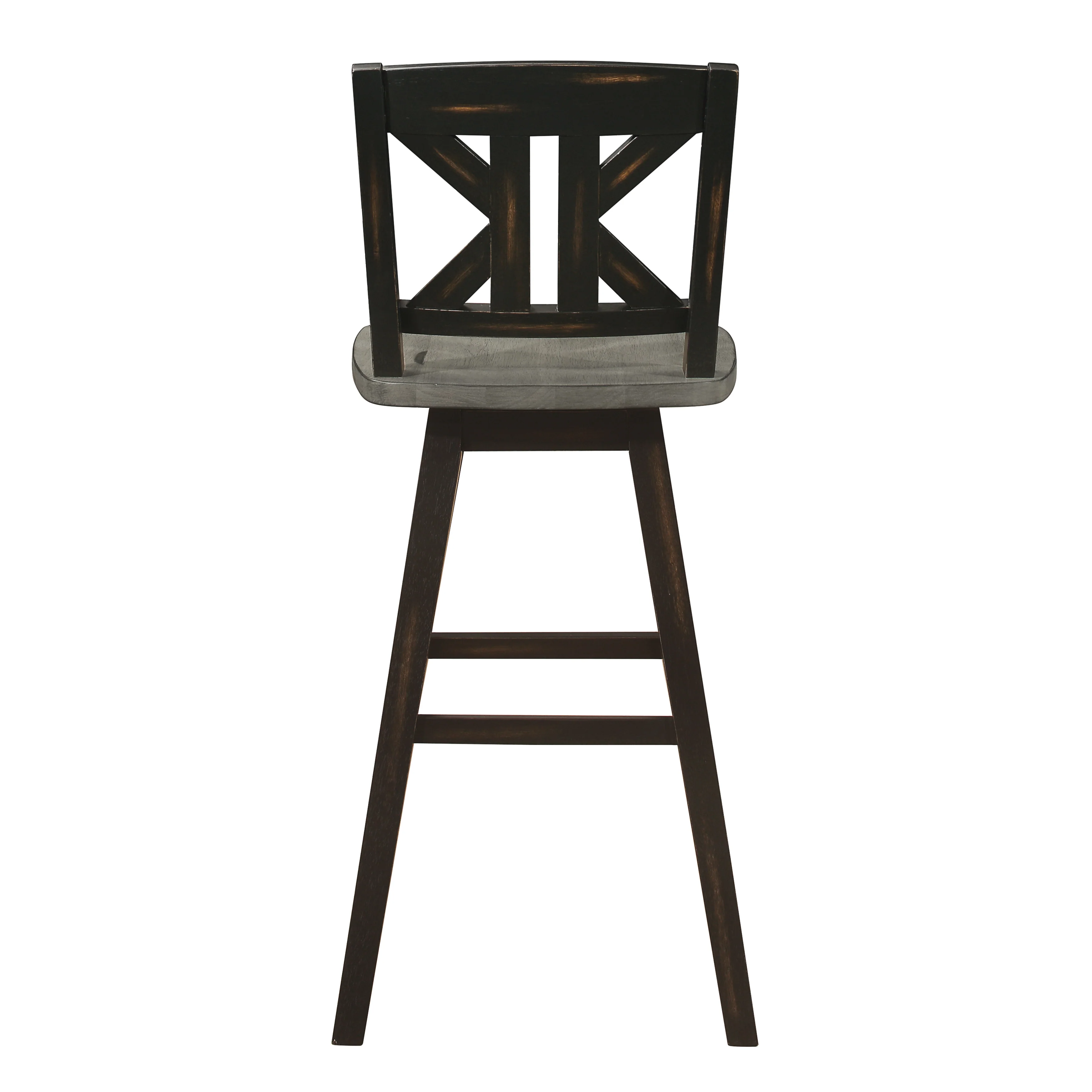 Amsonia Swivel Pub Height Chair in Black/Gray - 5602-29BKS1 - Image 3