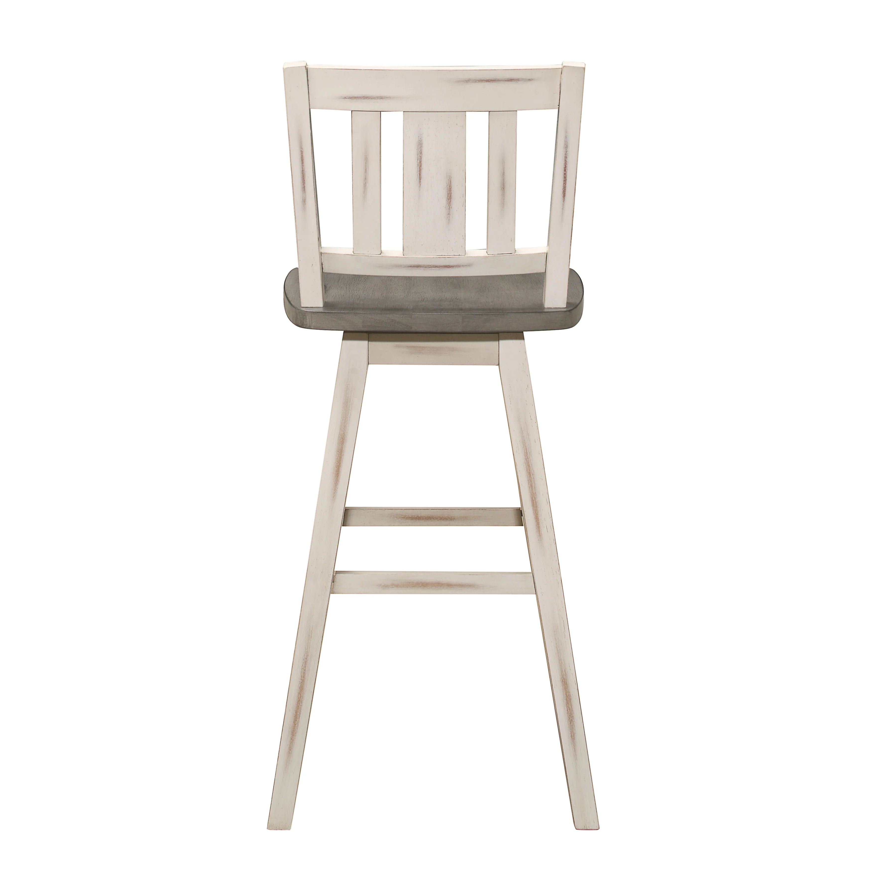 Amsonia Swivel Pub Height Chair in White/Gray - 5602-29WTS2 - Image 3