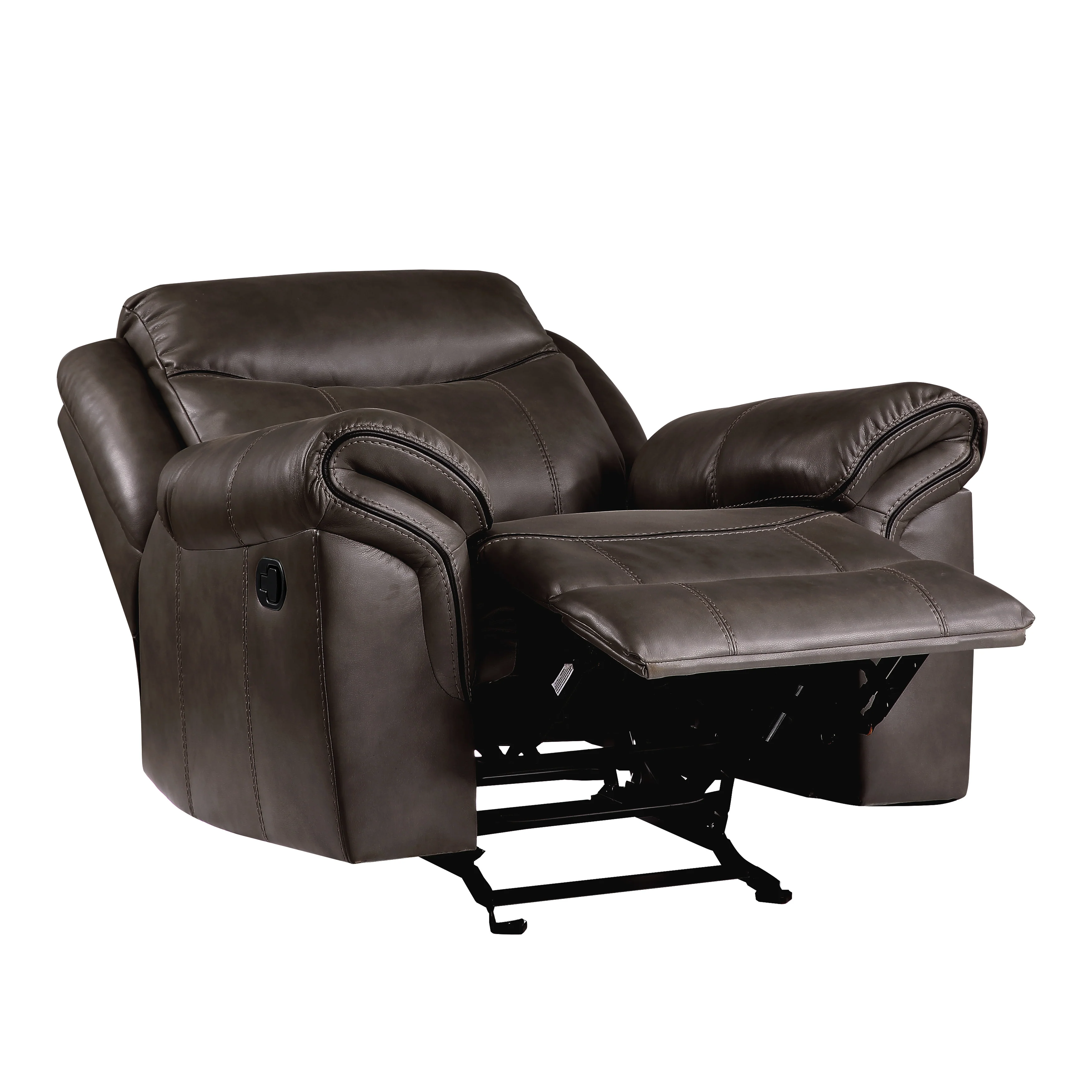 Aram Glider Reclining Chair in Brown - 8206BRW-1 - Image 5