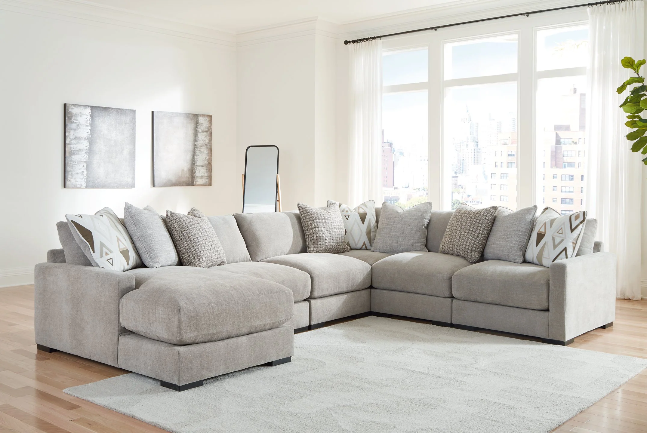 Aslan Court Sectional with Chaise - Image 40