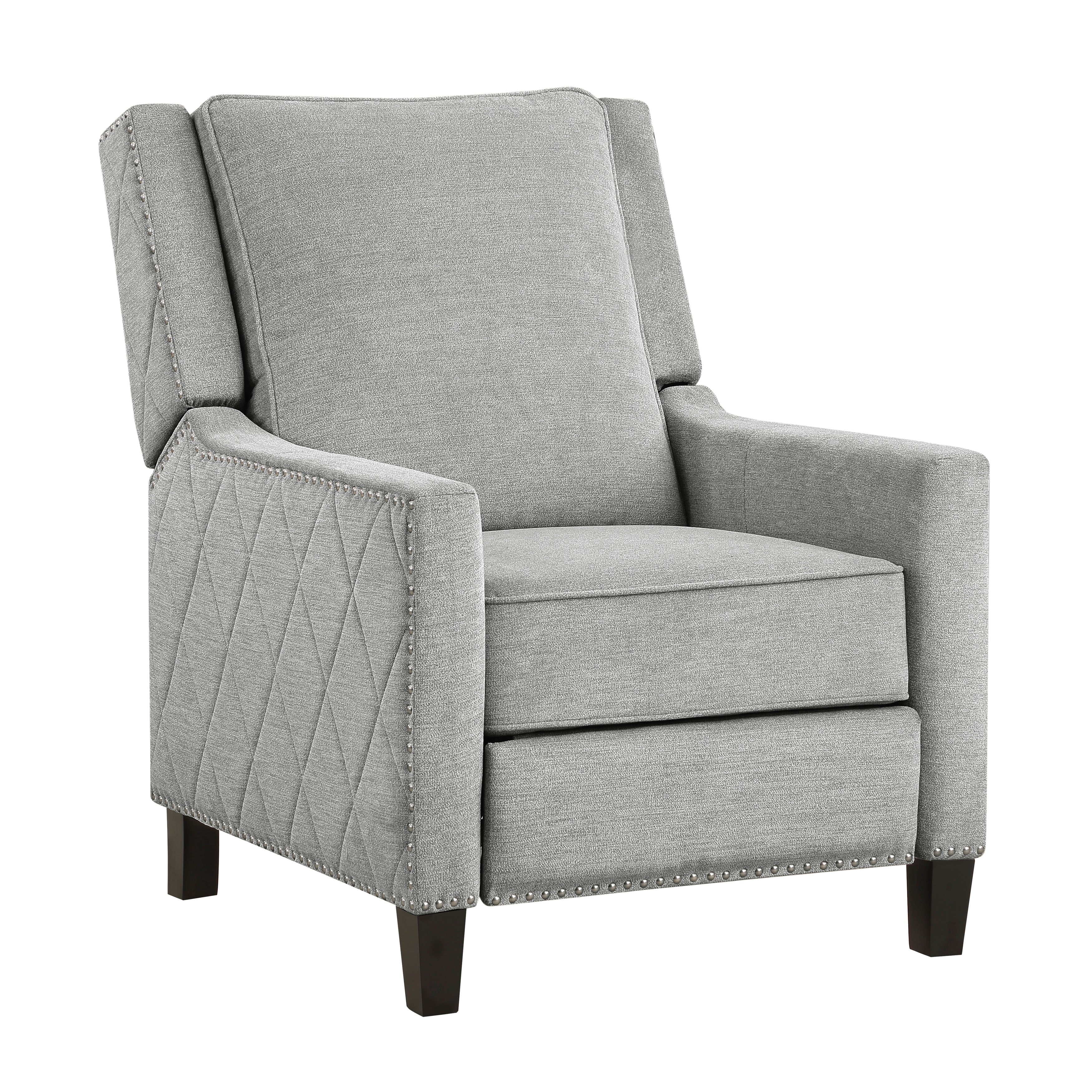Banks Push Back Reclining Chair in Gray - 8505GY-1 - Image 2