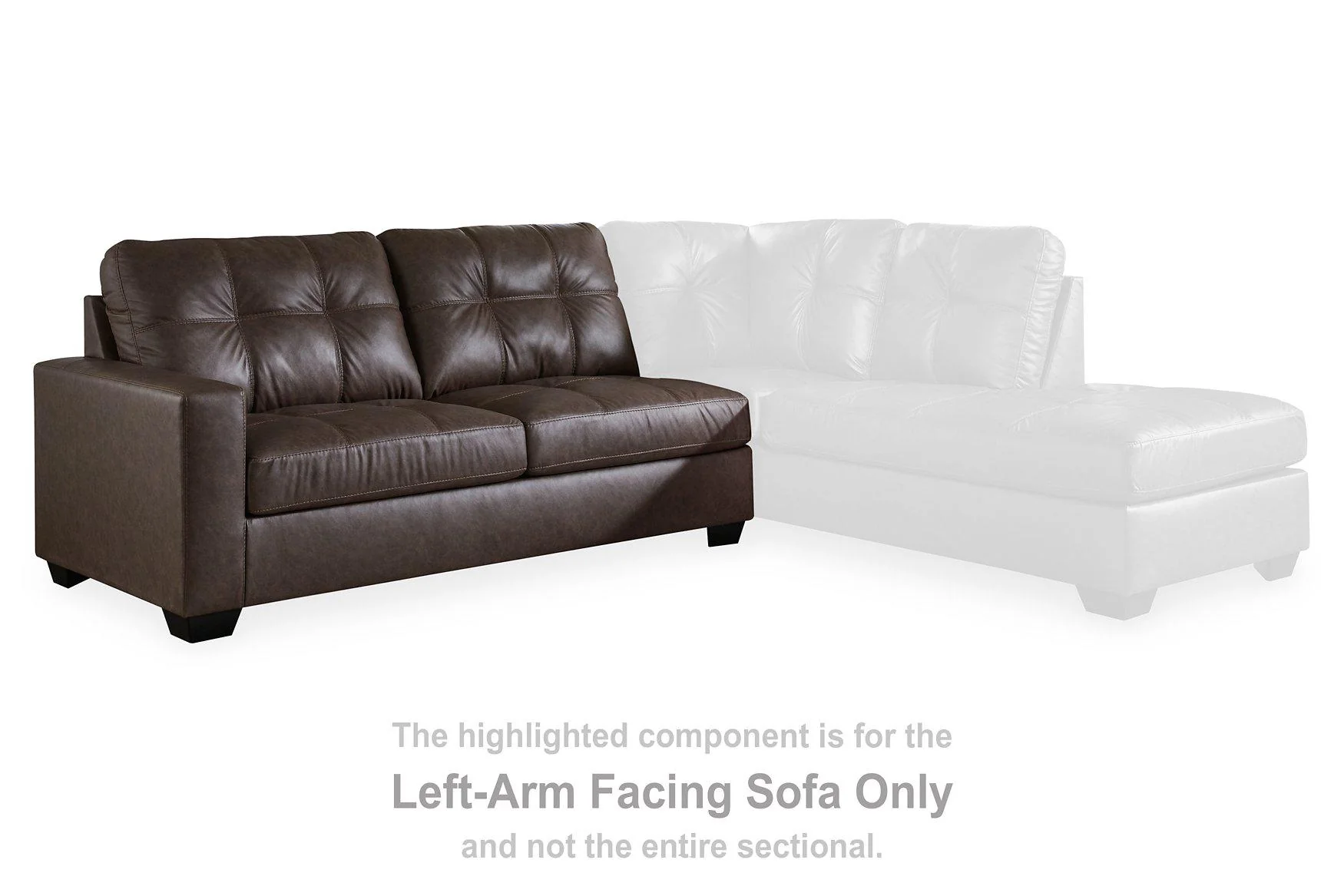 Barlin Mills Sectional with Chaise - Image 10
