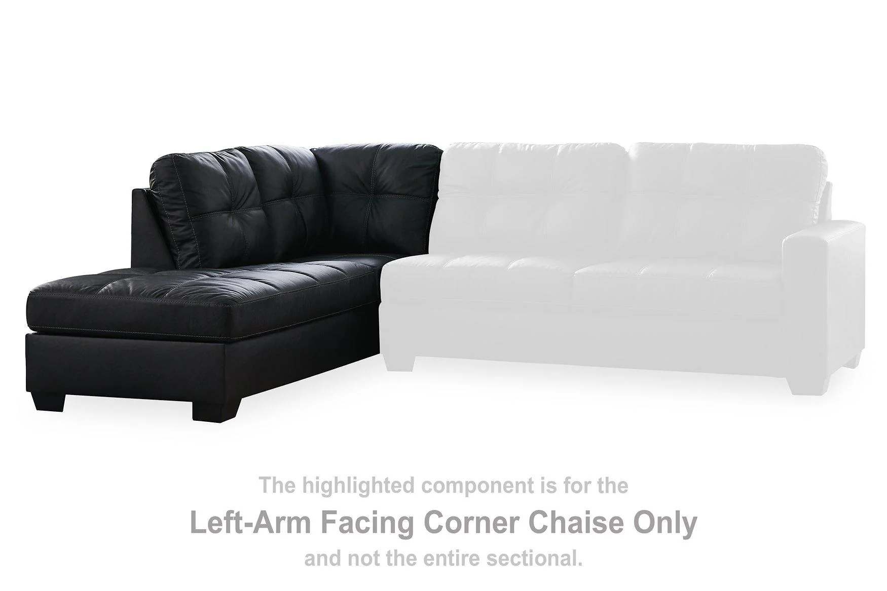 Barlin Mills Sectional with Chaise - Image 37