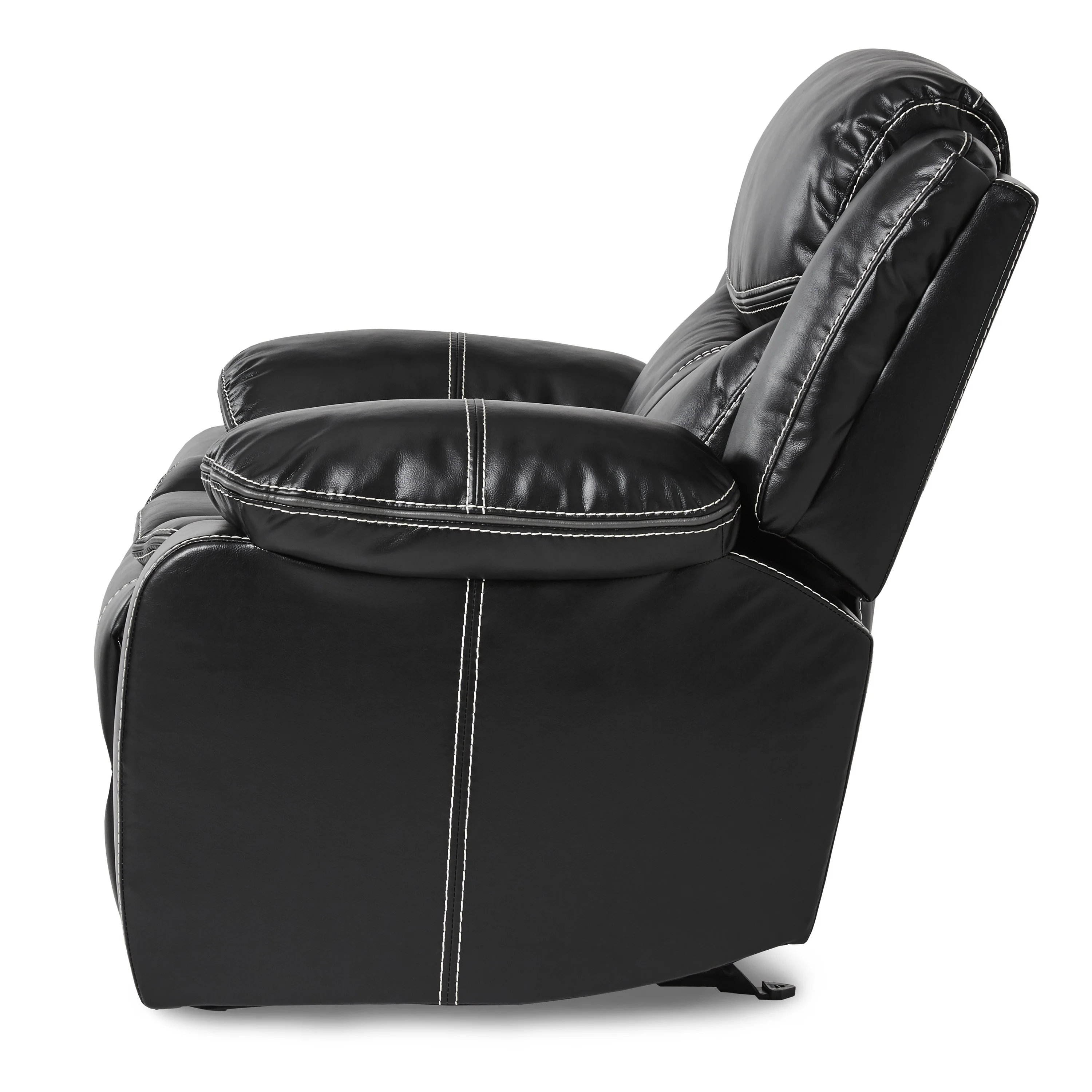 Bastrop Glider Reclining Chair in Black - 8230BLK-1 - Image 3