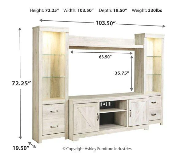 Bellaby 4-Piece Entertainment Center - Image 21