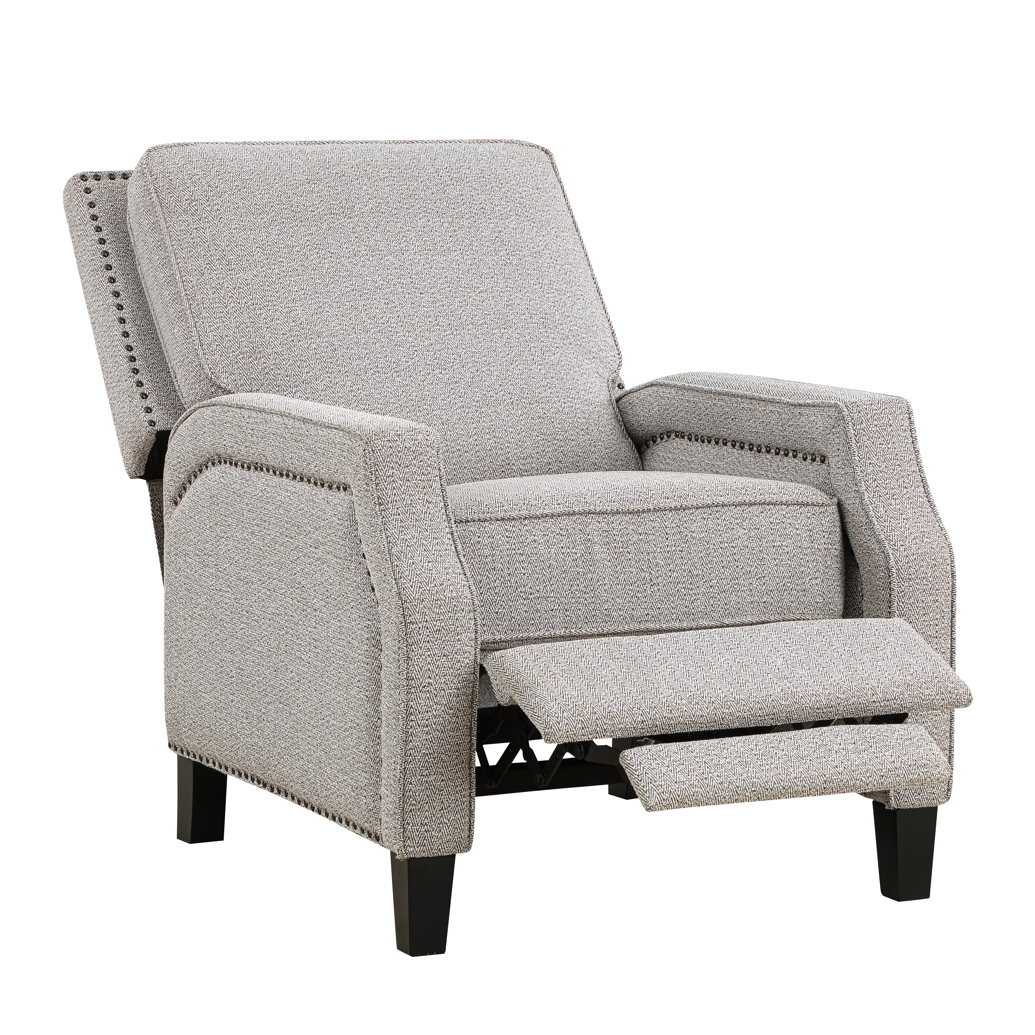 Berenson Push Back Reclining Chair in Beige - 8504CCN-1 - Image 5