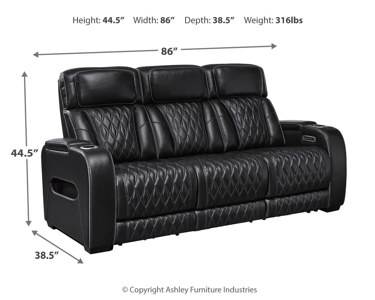 Boyington Power Reclining Sofa - Image 21
