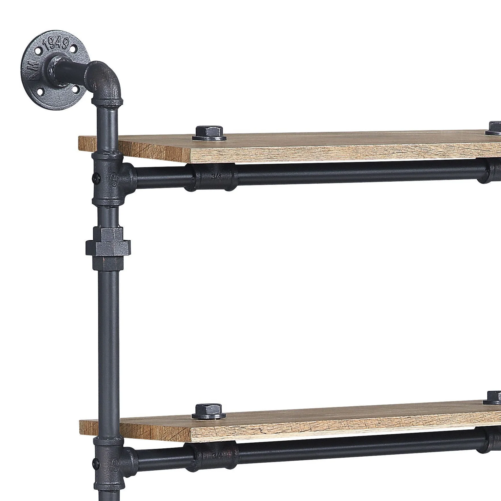 Brantley Wall Rack w/4 Shelves - Image 9