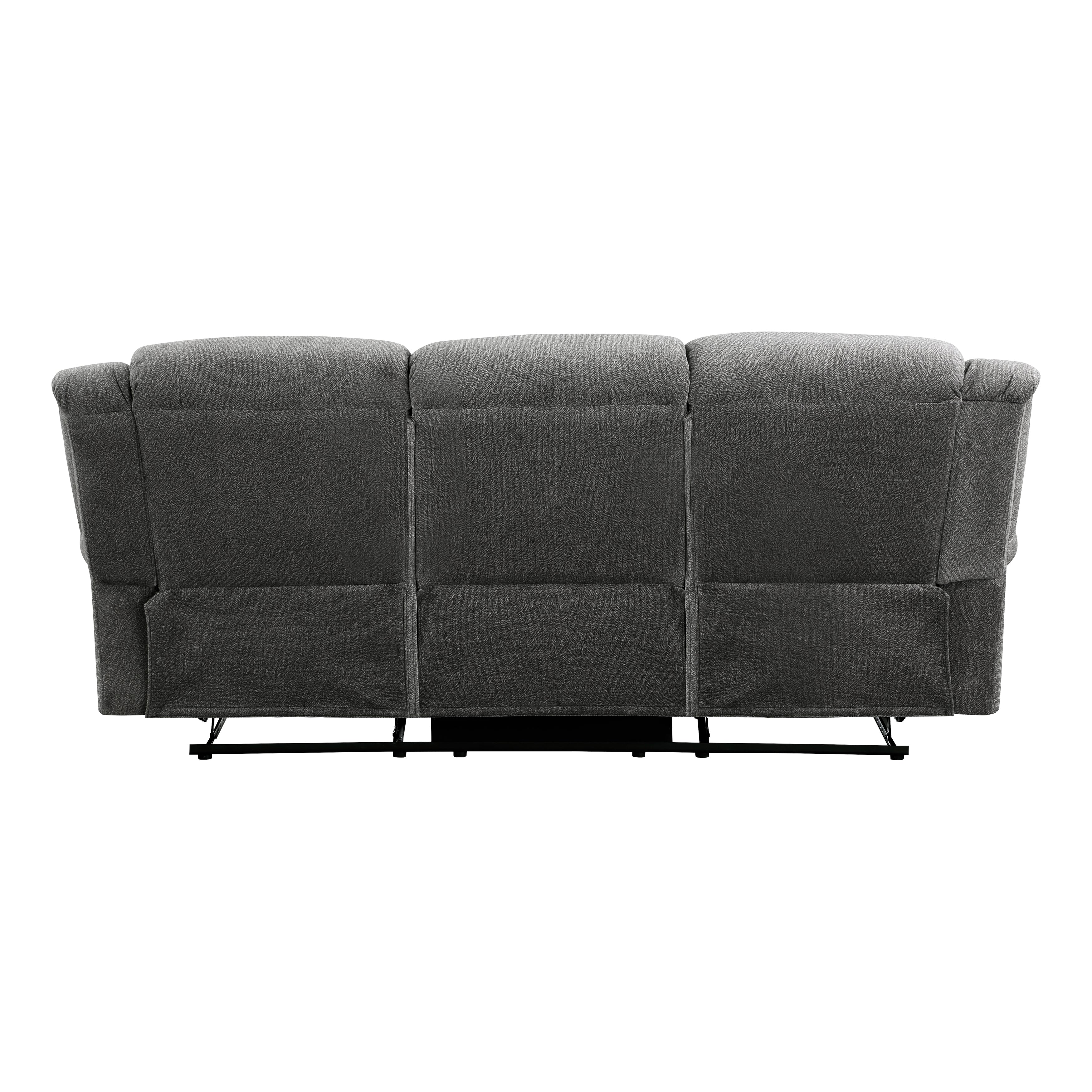 Brennen Double Reclining Sofa in Gray - 9204CC-3 - Image 3