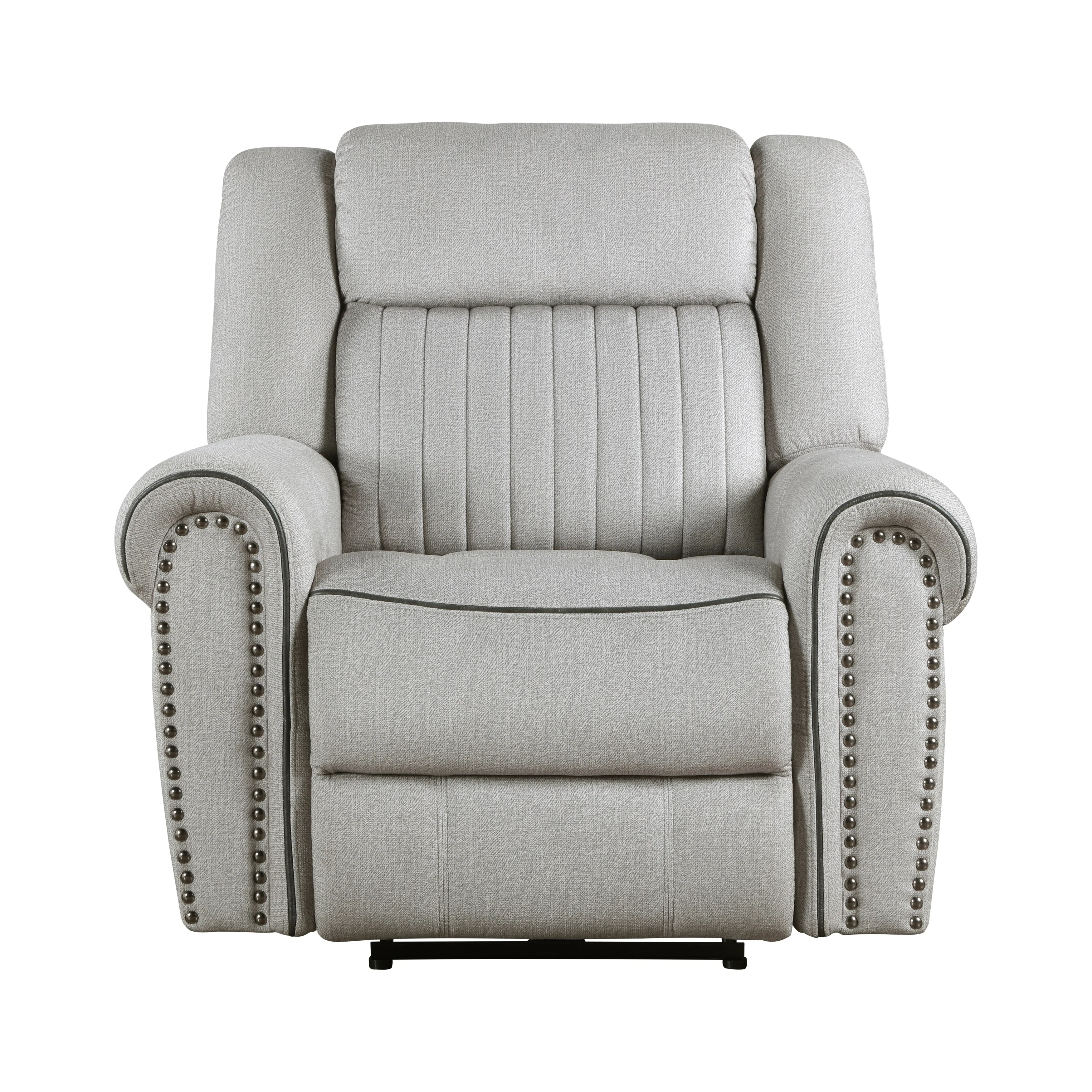 Brennen Power Reclining Chair in Gray - 9204MT-1PW