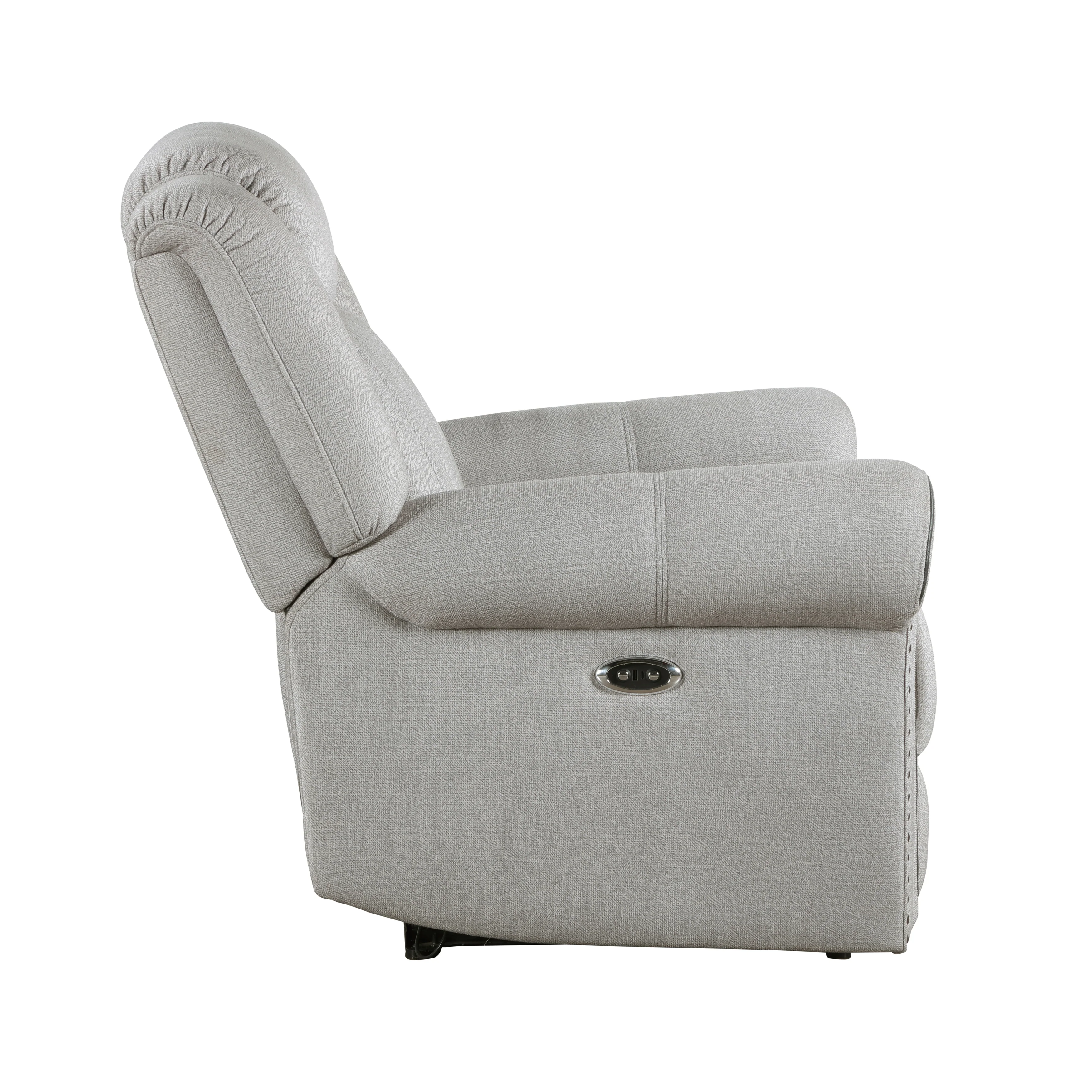 Brennen Power Reclining Chair in Gray - 9204MT-1PW - Image 3