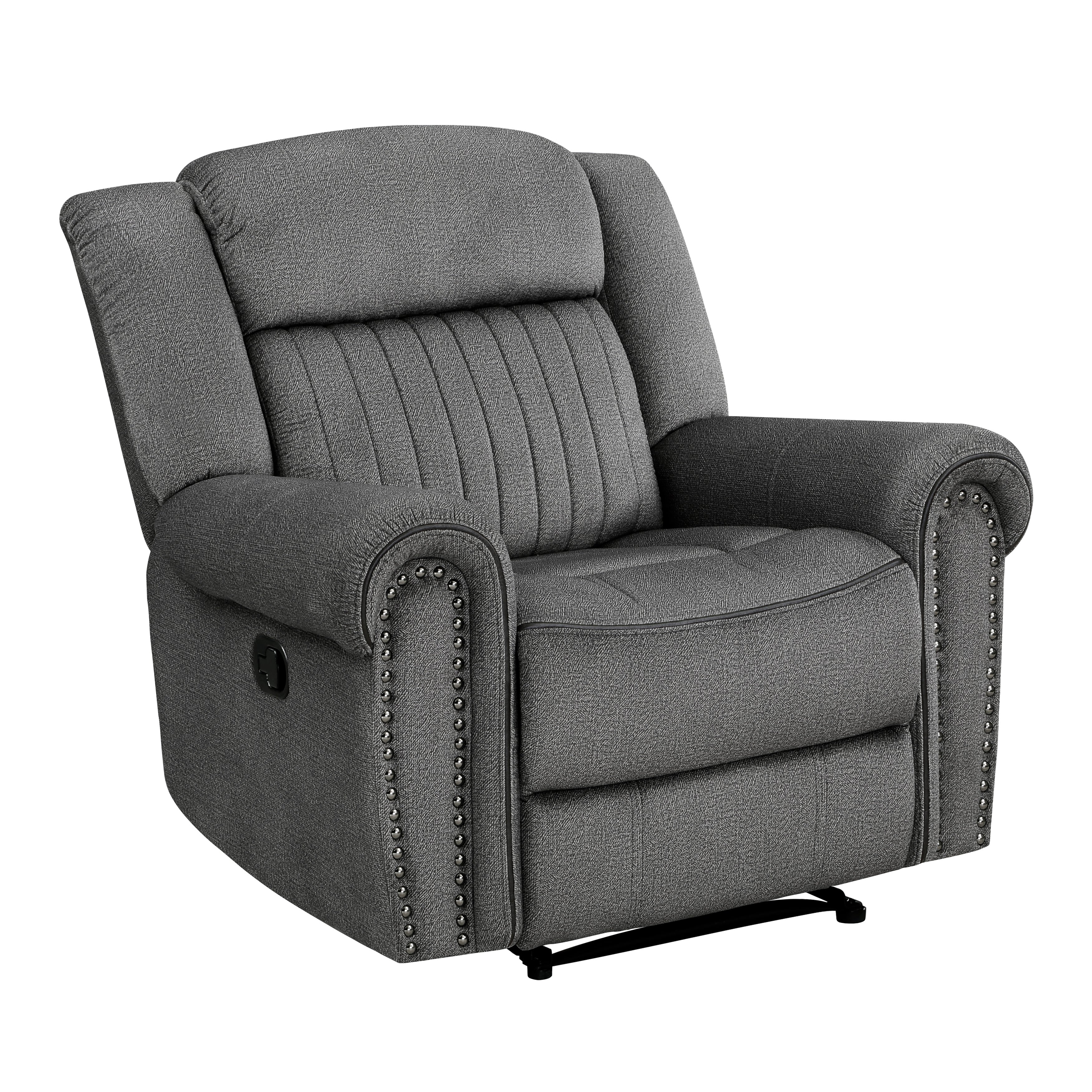 Brennen Reclining Chair in Gray - 9204CC-1 - Image 2