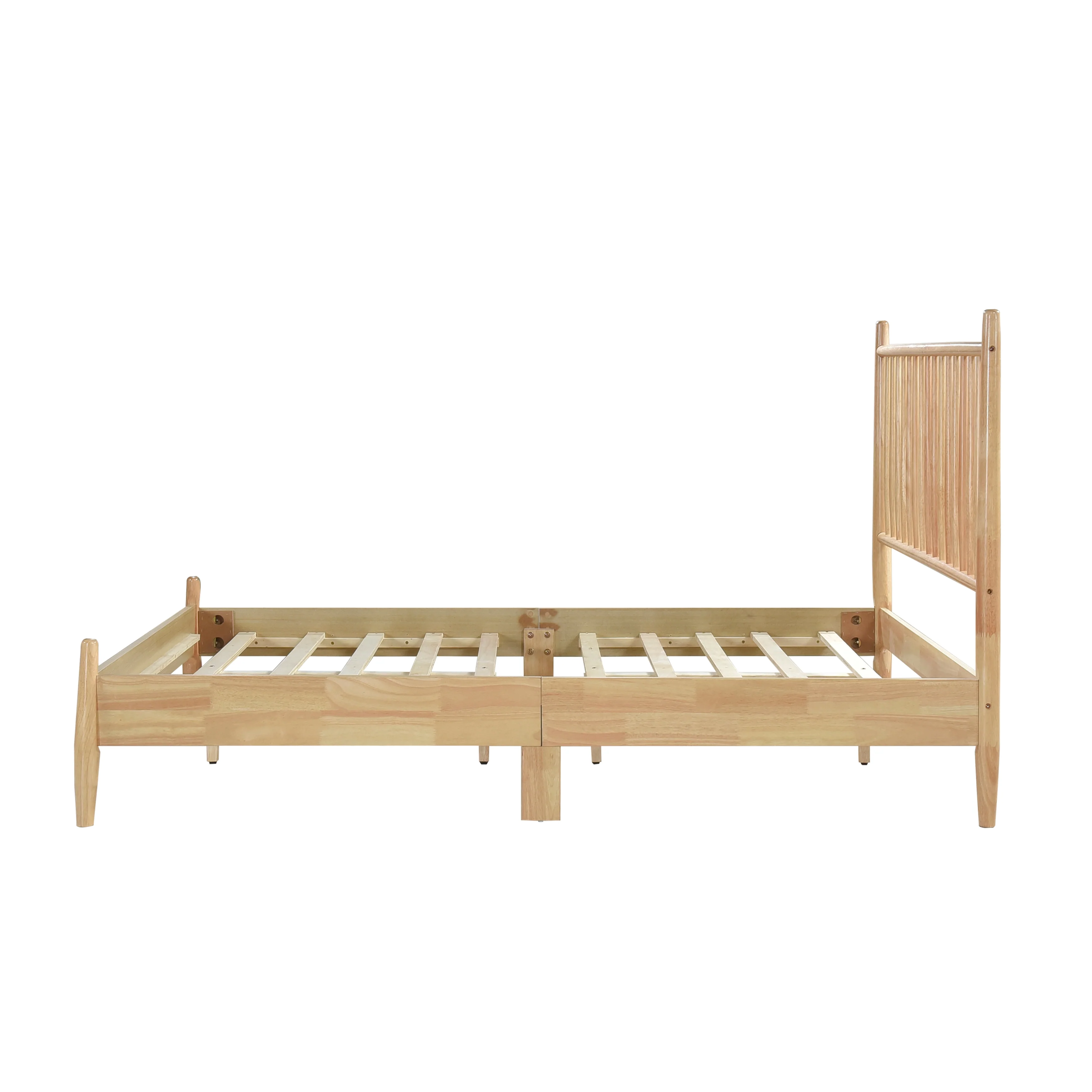 Brickell Full Platform Bed in Natural - 1490F-1 - Image 6