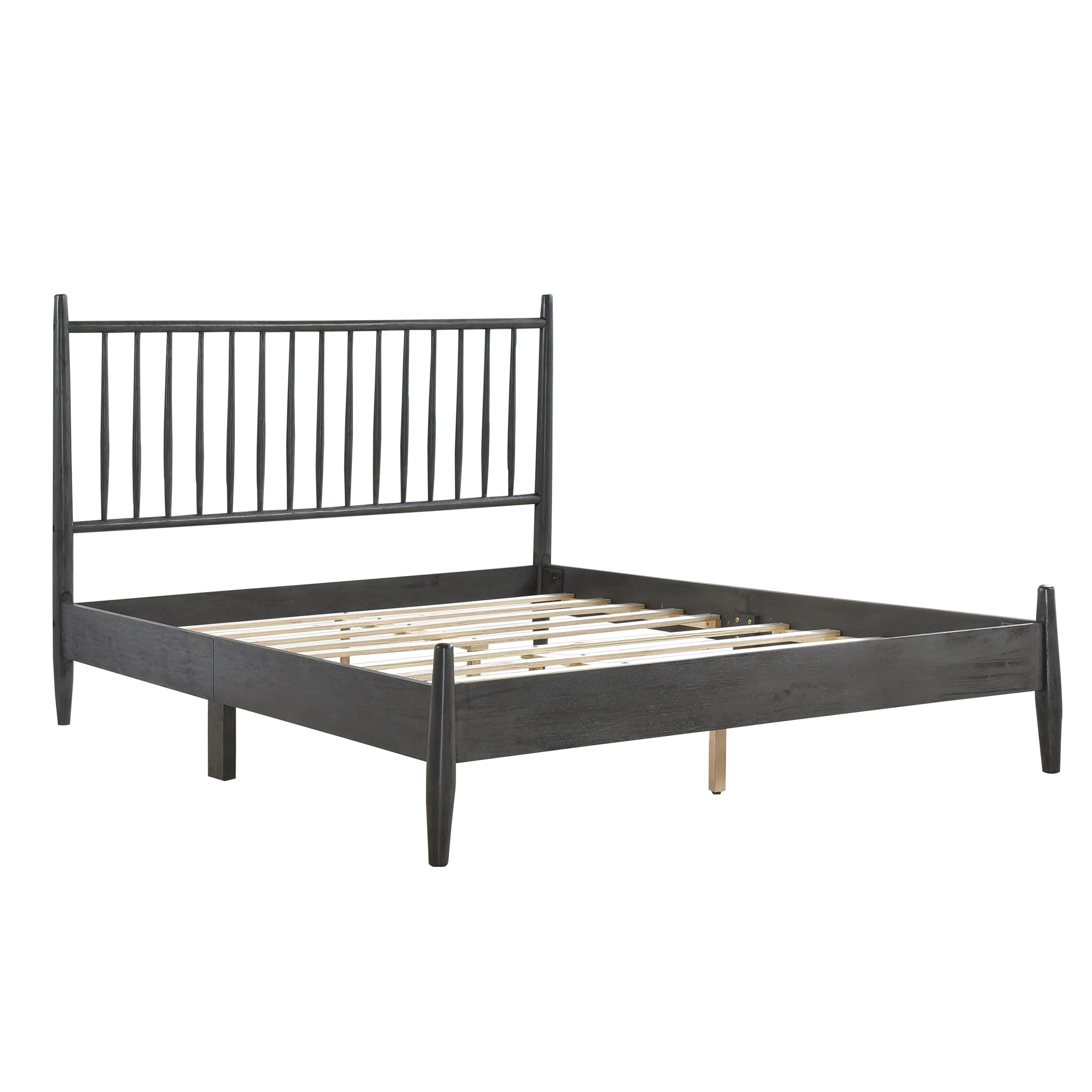 Brickell Queen Platform Bed in Gray - 1490GY-1 - Image 5