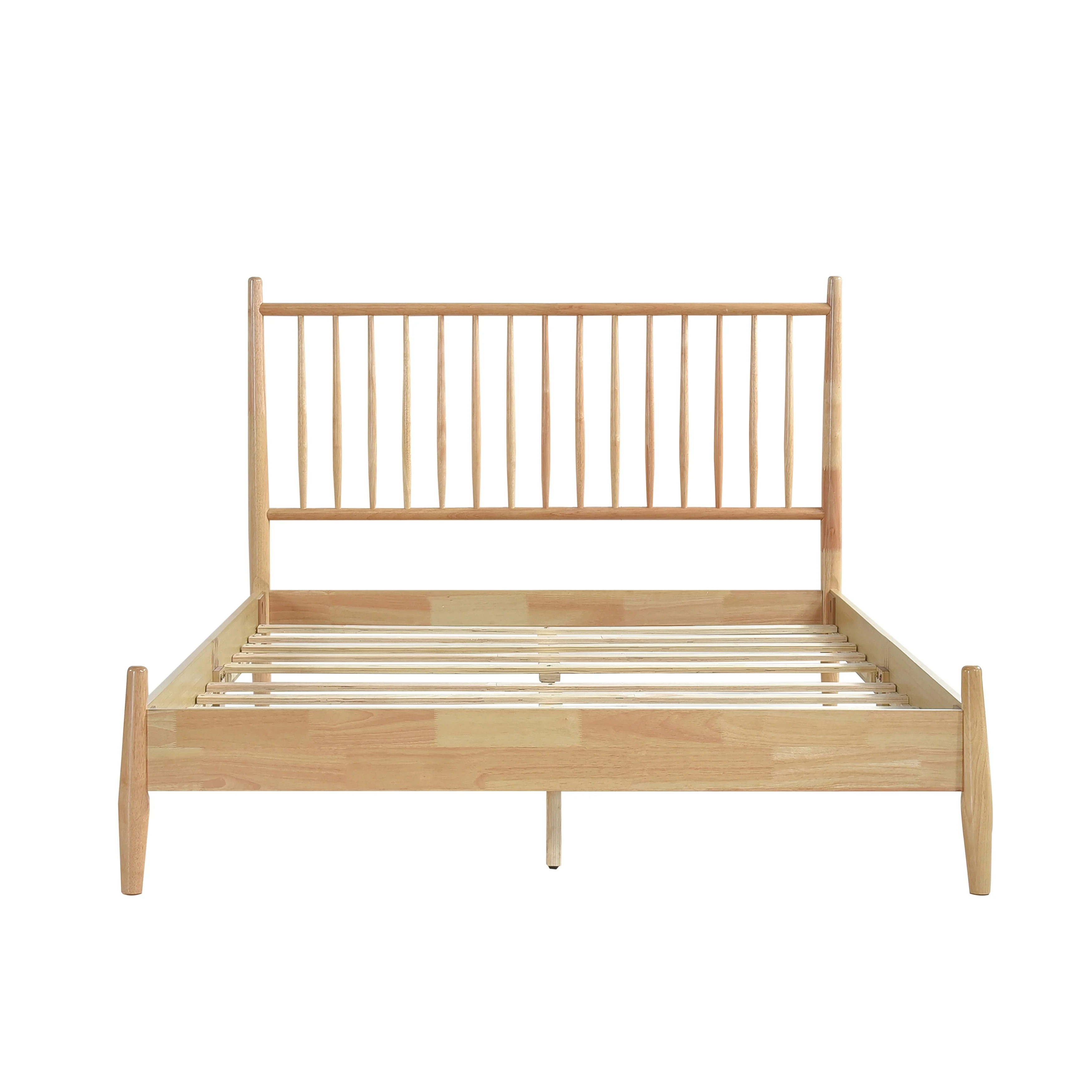 Brickell Queen Platform Bed in Natural - 1490-1 - Image 4