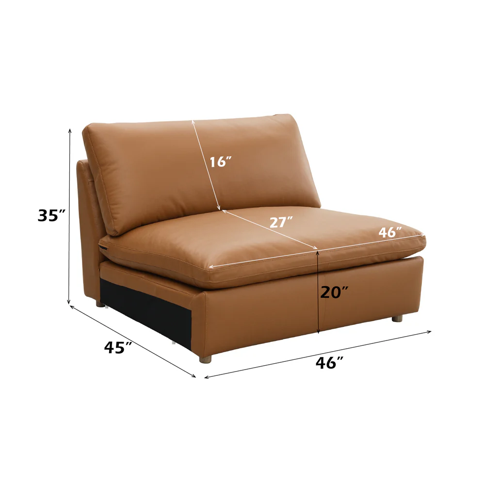 Brighton Modular  - Armless Chair - Image 11