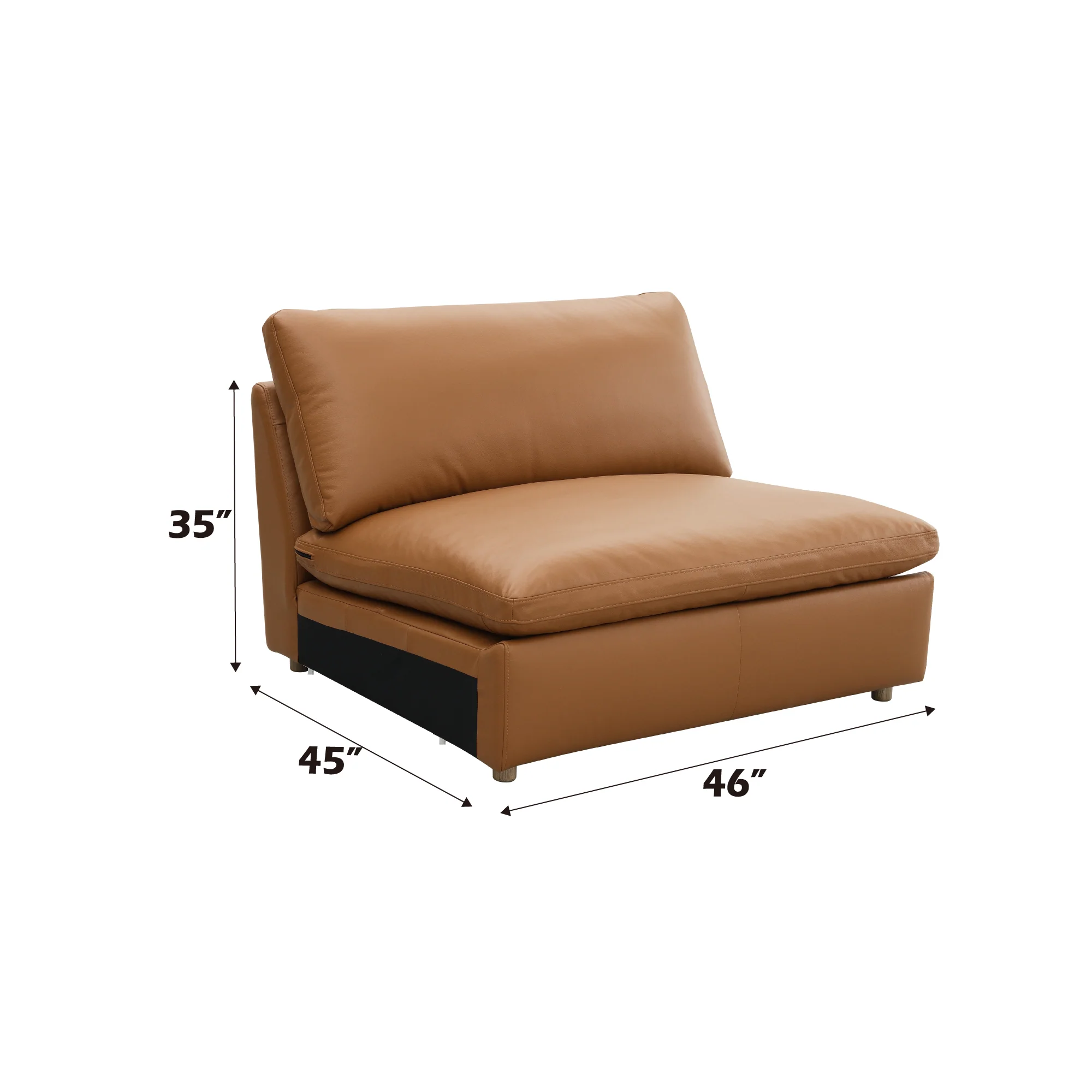 Brighton Modular  - Armless Chair - Image 14