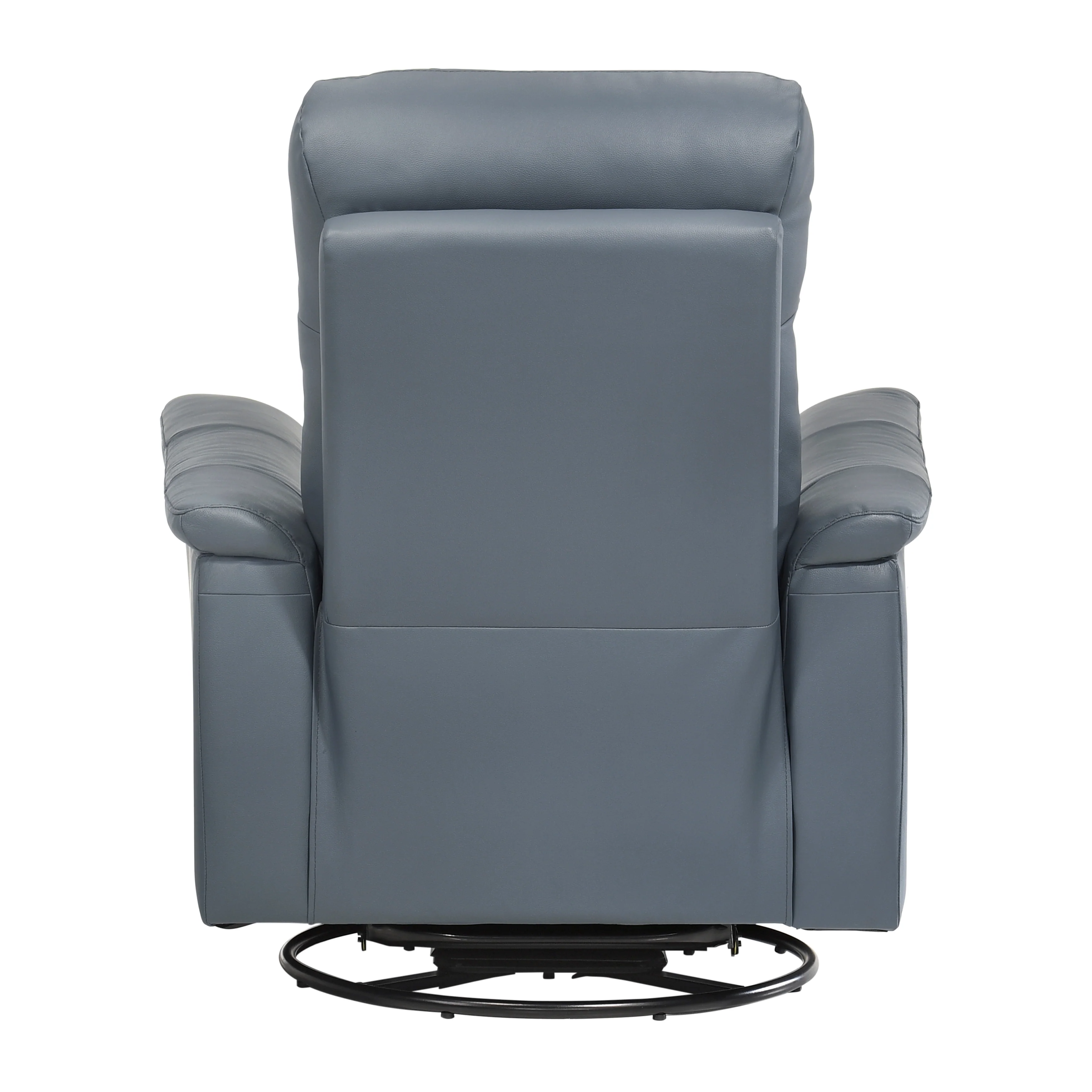 Bristow Swivel Glider Reclining Chair in Blue - 9620BGY-1 - Image 4