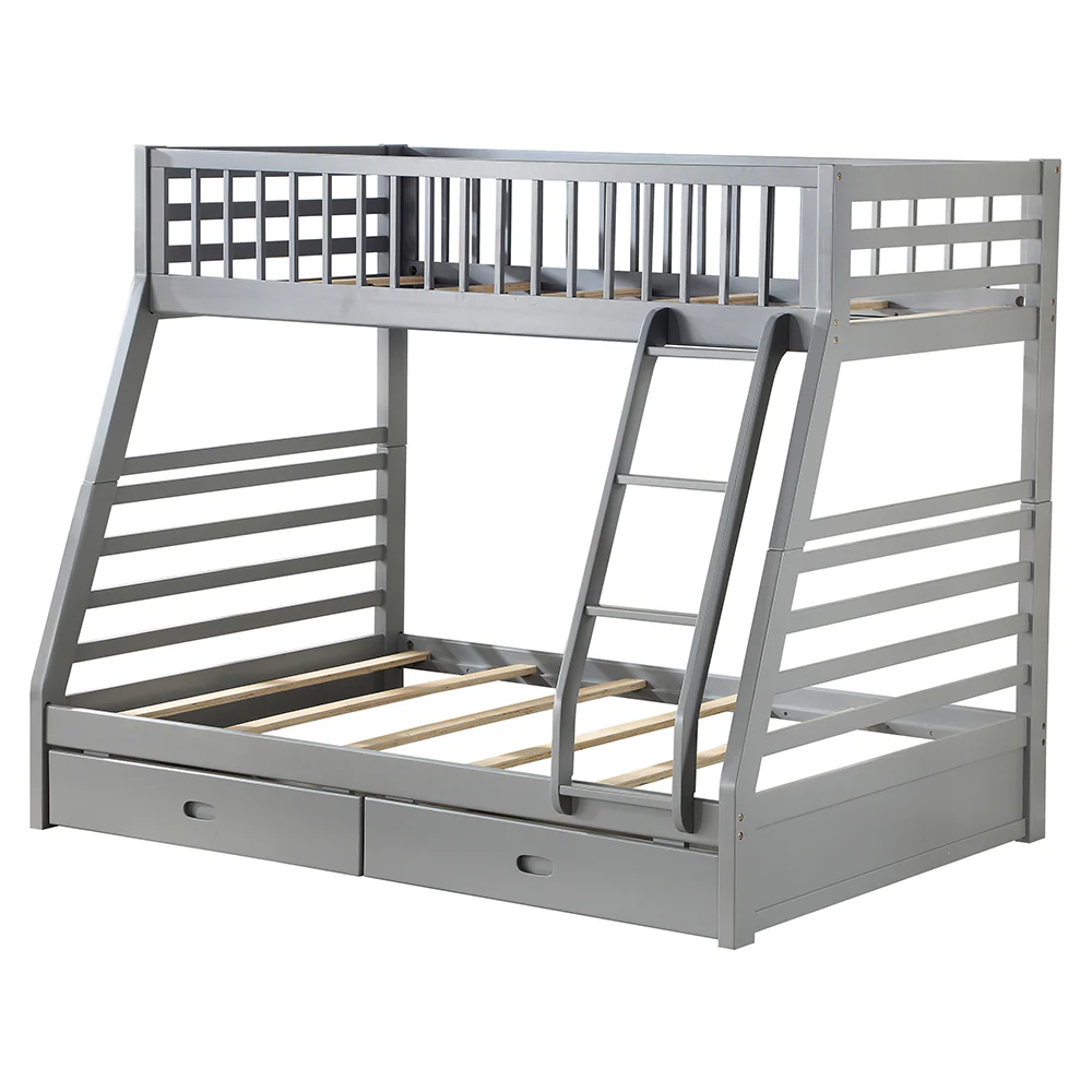Bunk Bed (T/F) w/Storage - Image 2