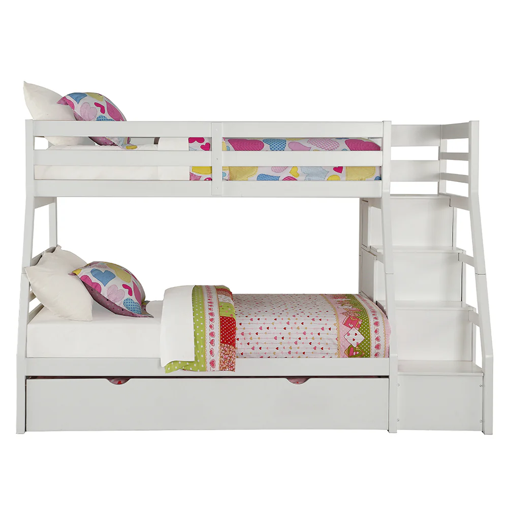 Bunk Bed (T/F) w/Trundle (Full) & Storage - Image 5