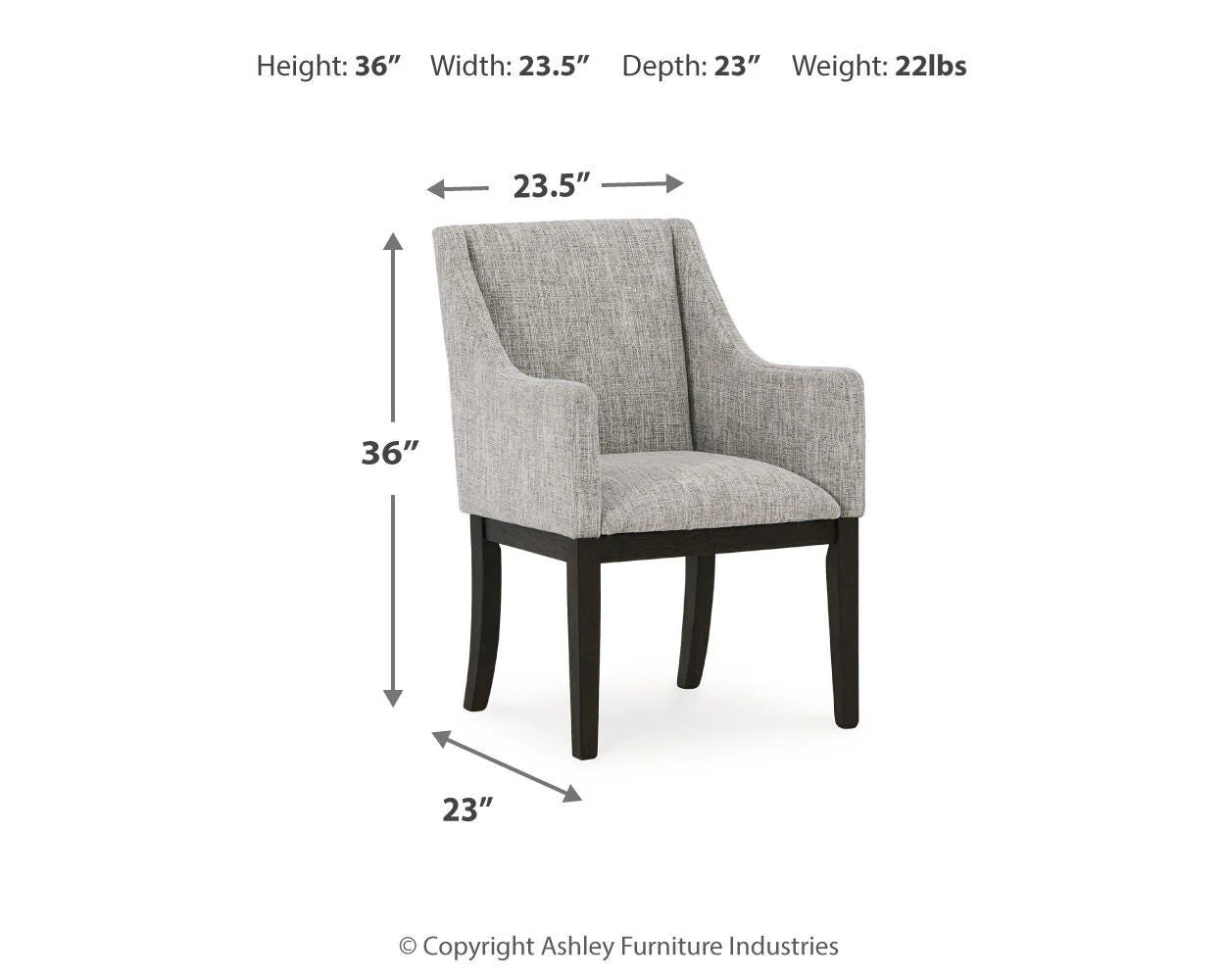Burkhaus Dining Arm Chair - Image 9