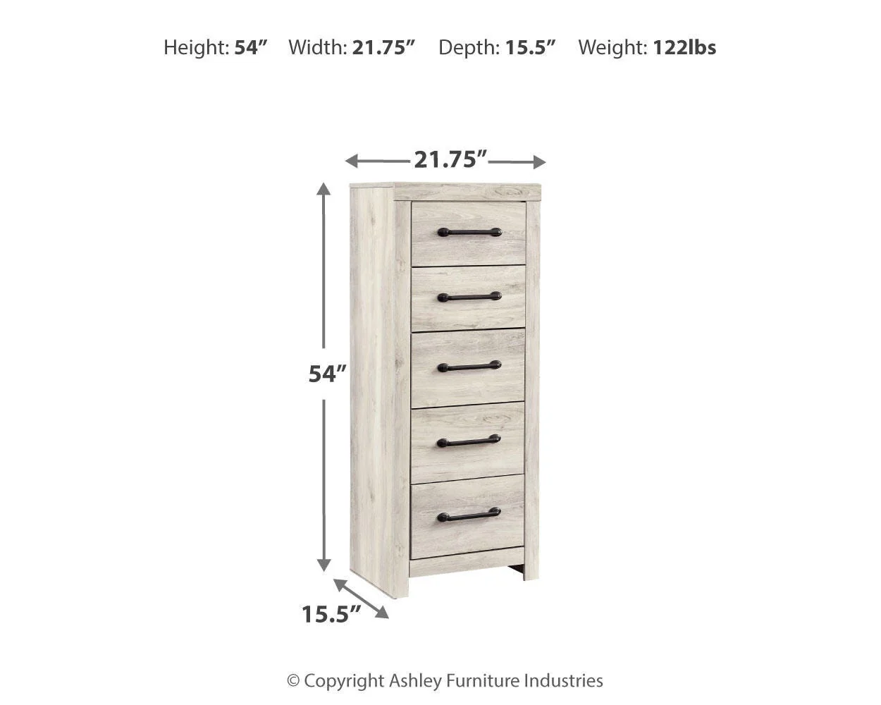 Cambeck Narrow Chest of Drawers - Image 4