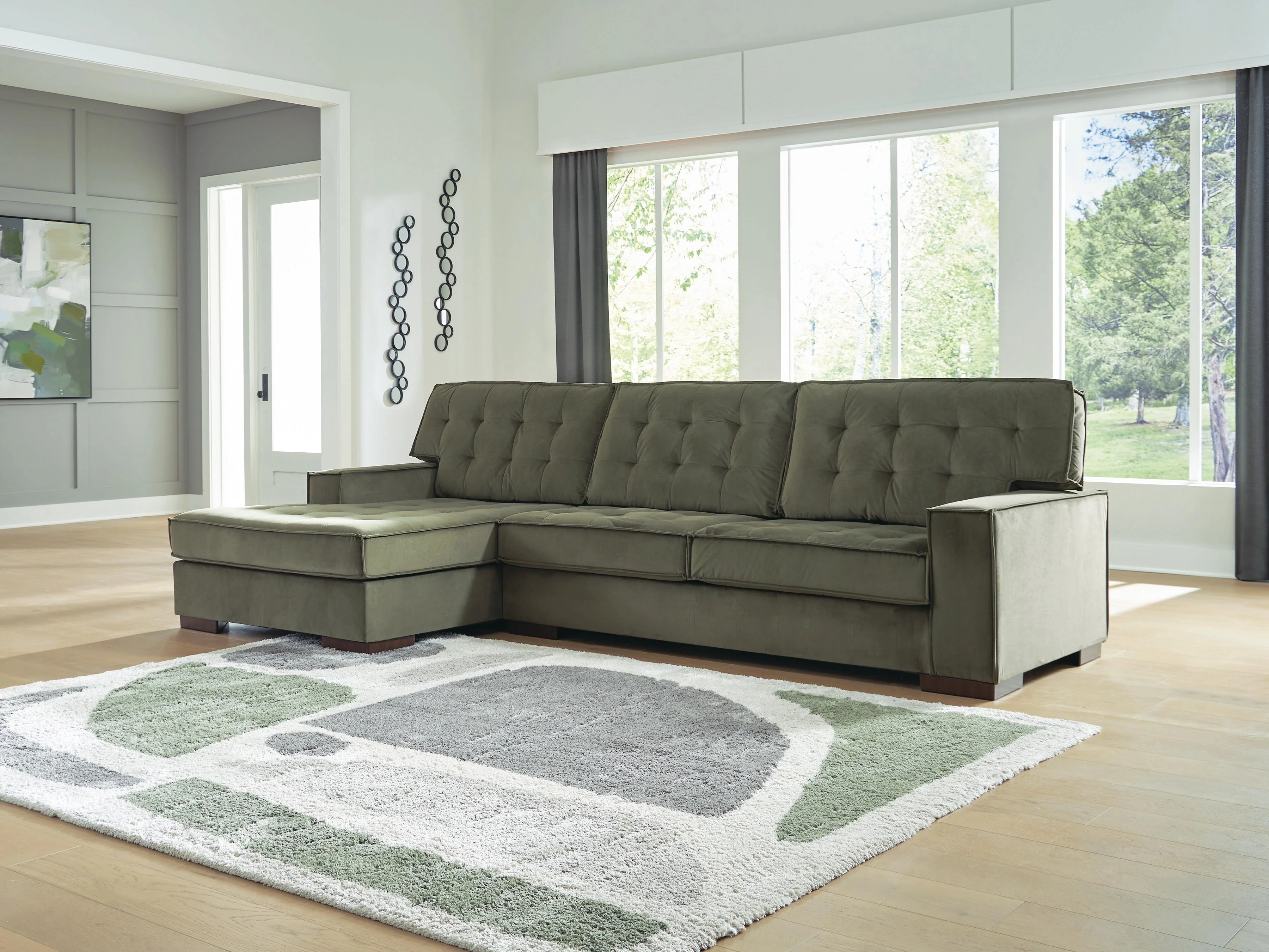 Caspian-Town Sectional with Chaise - Image 11