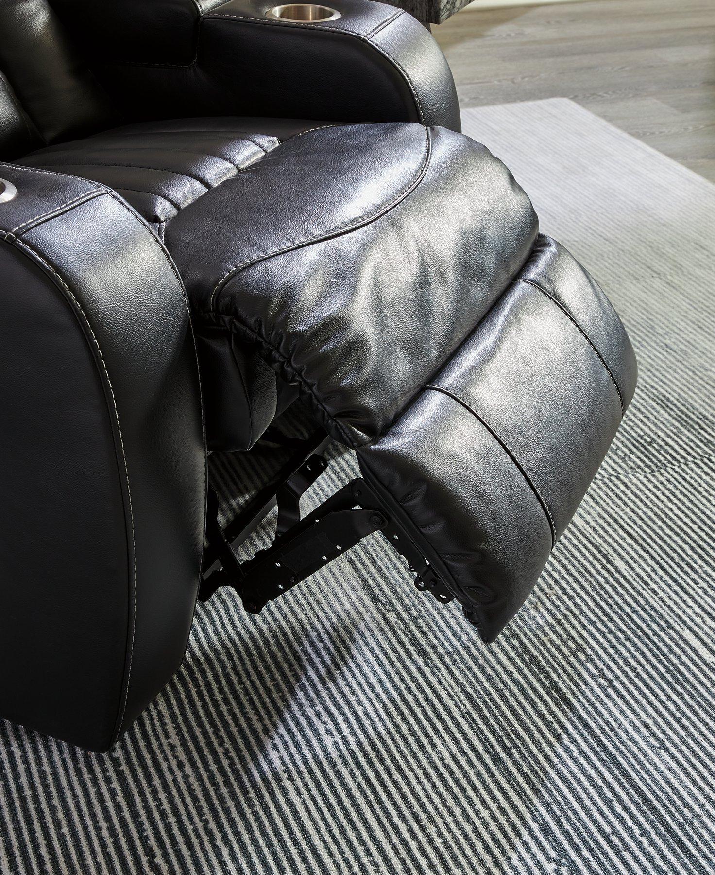Caveman Den Power Reclining Loveseat with Console - Image 14