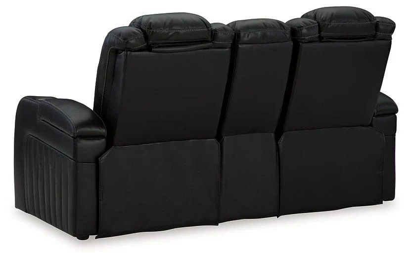 Caveman Den Power Reclining Loveseat with Console - Image 8