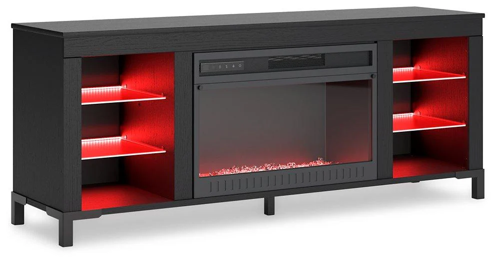 Cayberry 3-Piece Entertainment Center with Electric Fireplace - Image 5
