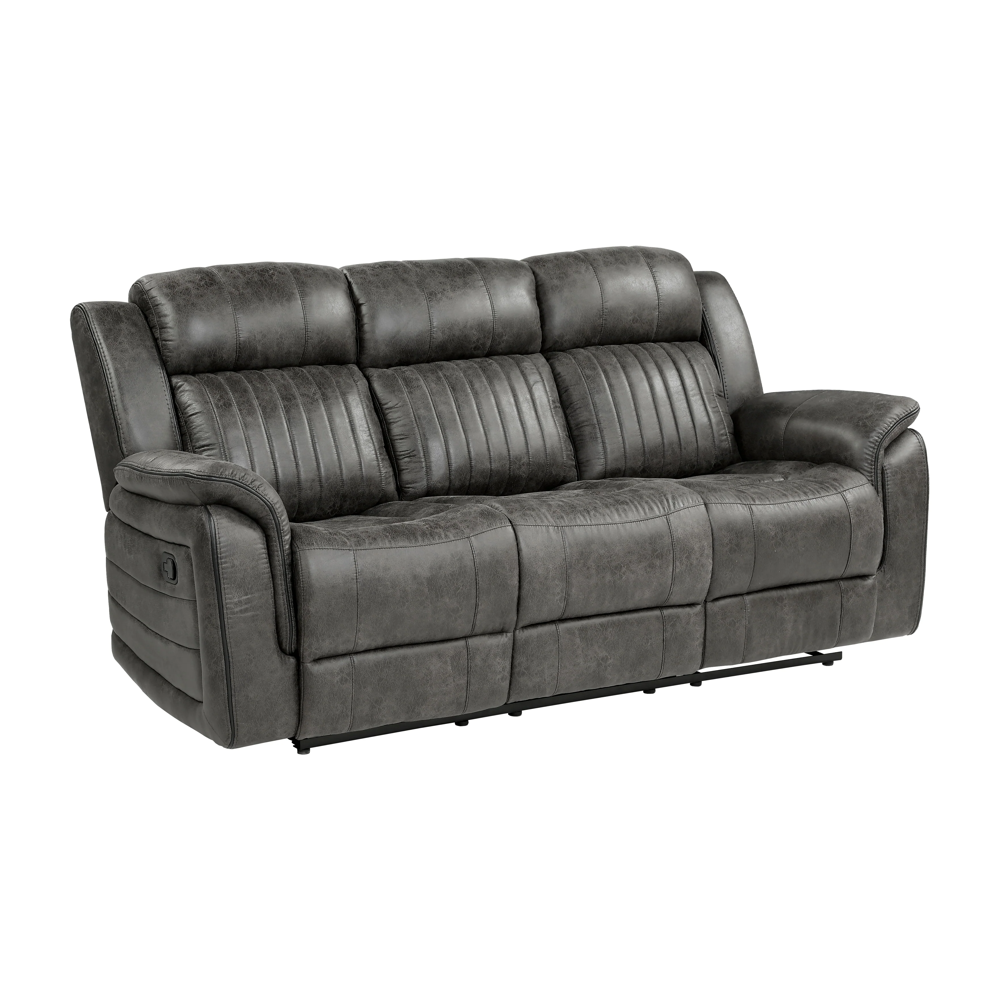 Centeroak Double Reclining Sofa in Brown/Gray - 9479BRG-3 - Image 3