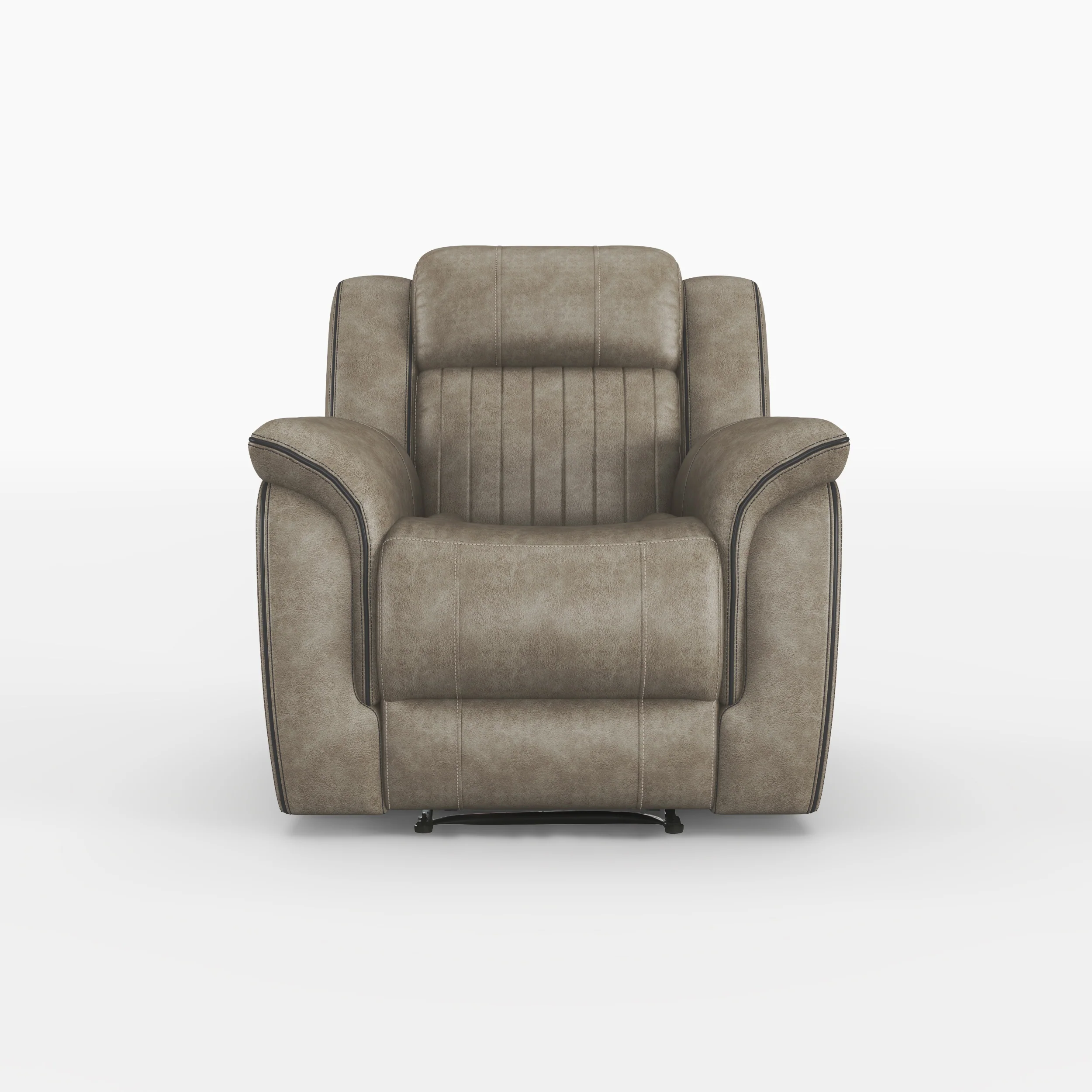 Centeroak Reclining Chair in Gray/Brown - 9479BRG-1 - Image 2