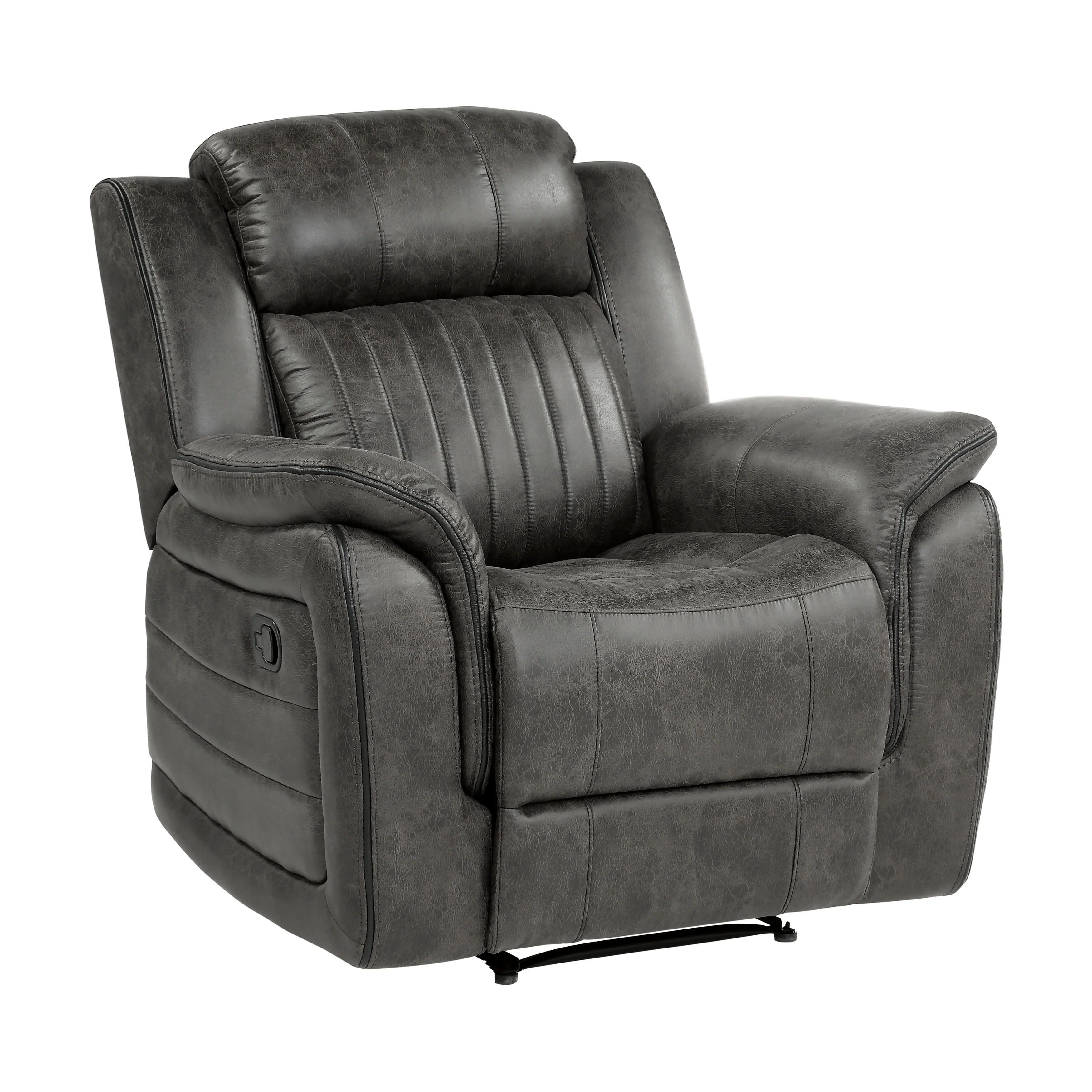Centeroak Reclining Chair in Gray/Brown - 9479BRG-1 - Image 4