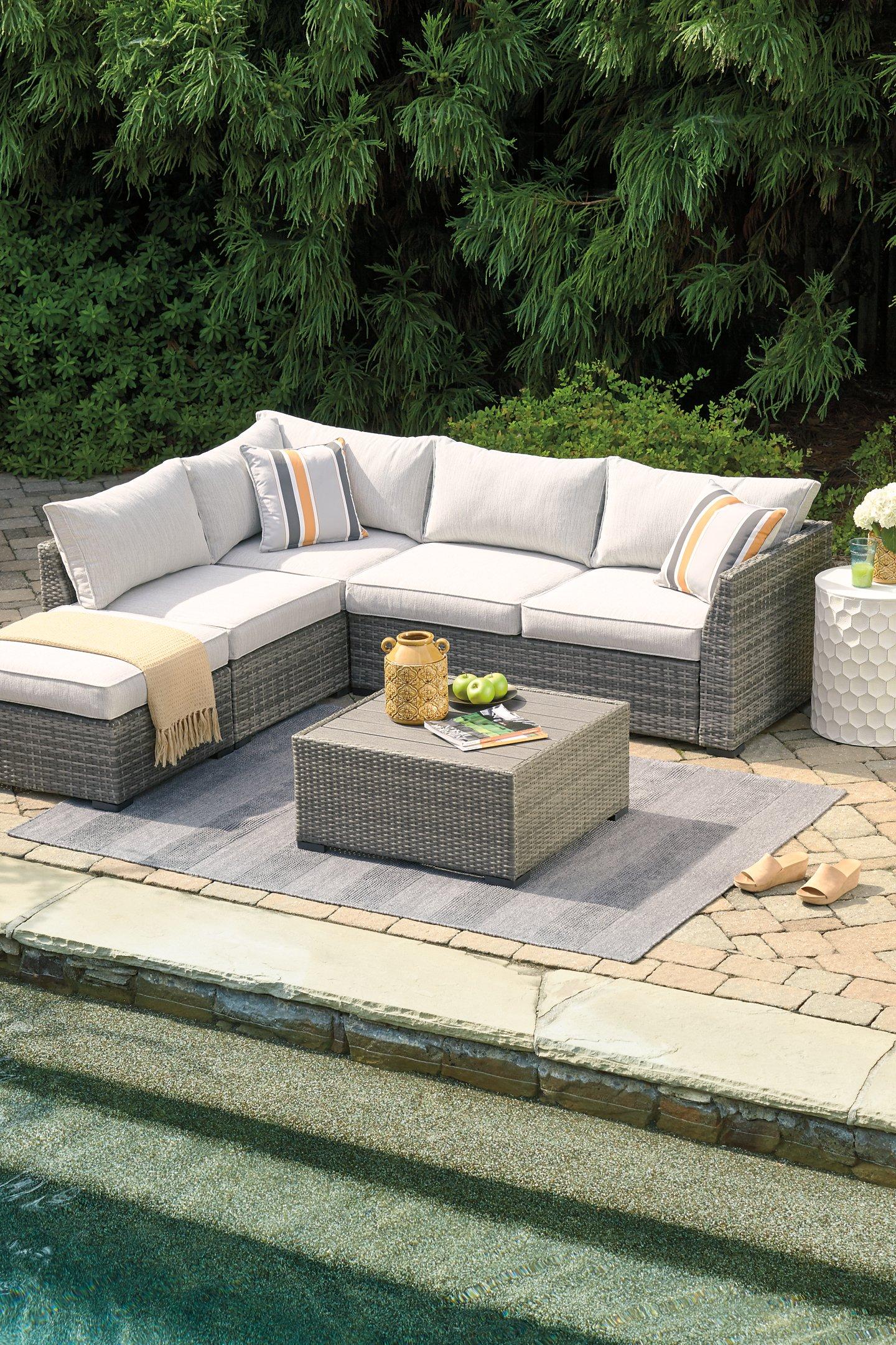 Cherry Point 4-piece Outdoor Sectional Set - Image 11