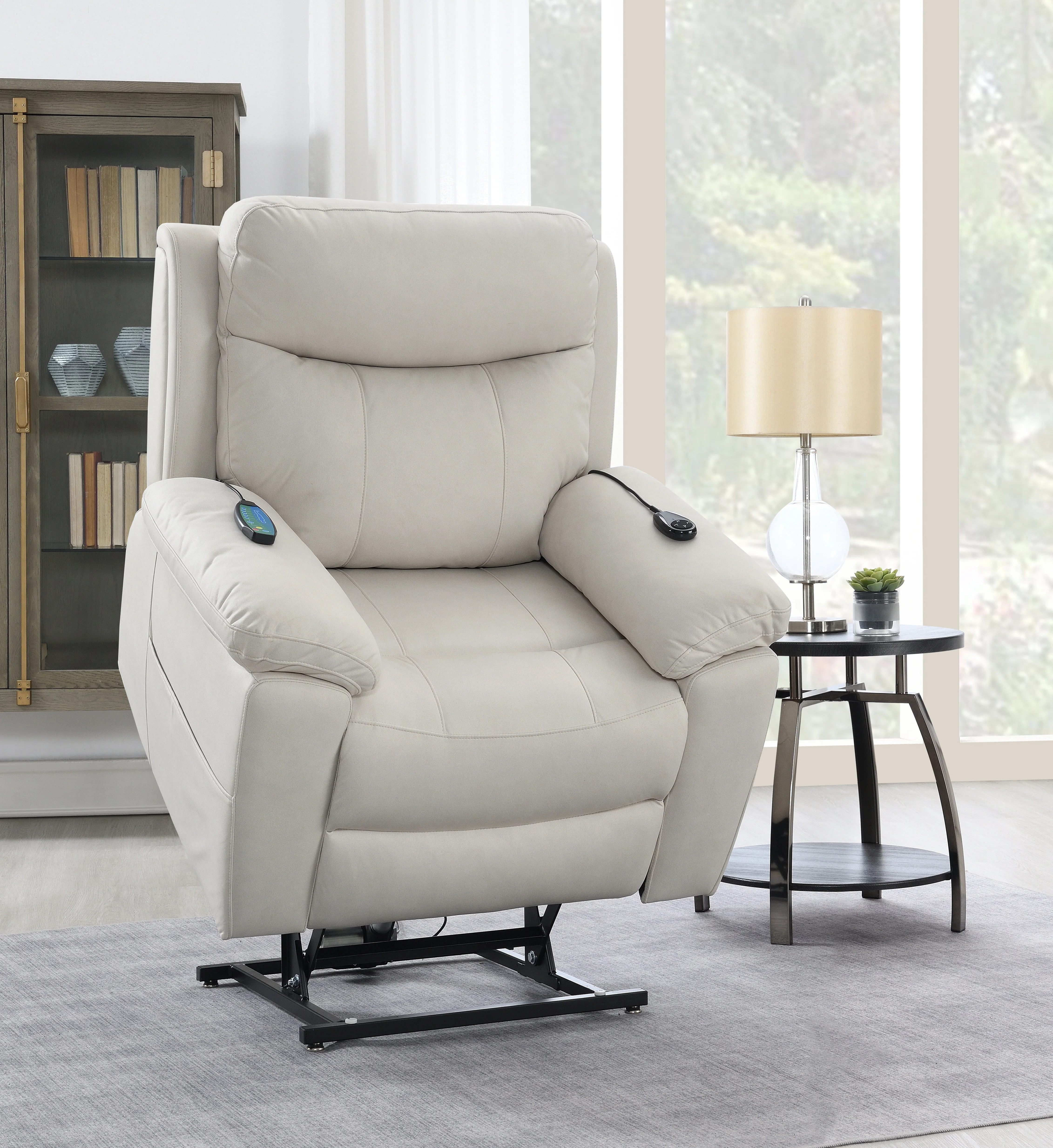 Chriki Power Recliner w/Lift & Heating & Massage - Image 22