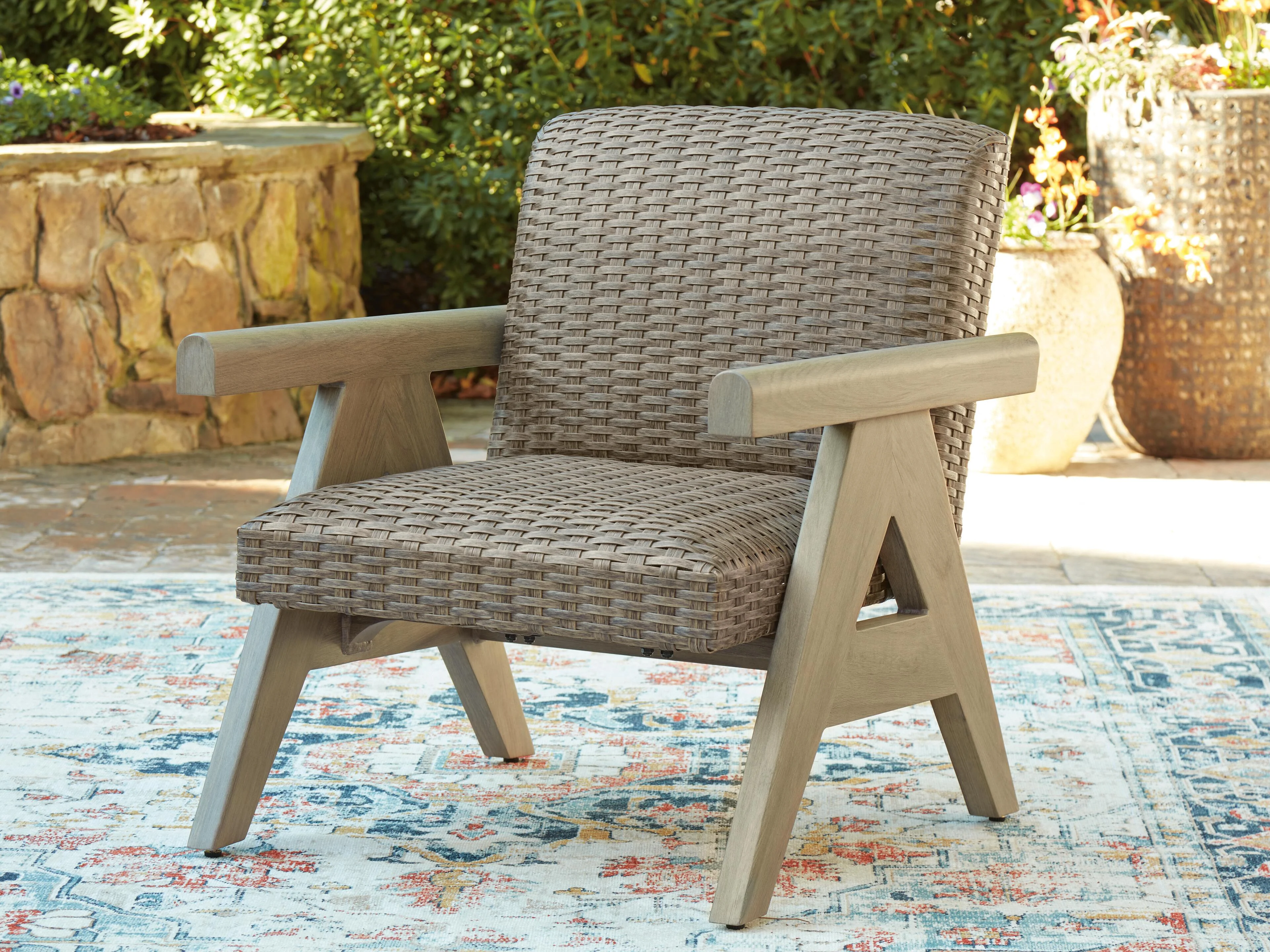 Cliff Trails Outdoor Rocking Lounge Chair - Image 2