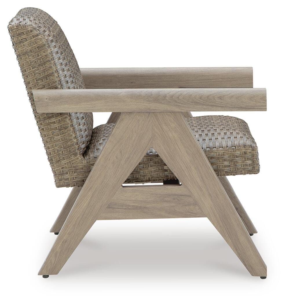 Cliff Trails Outdoor Rocking Lounge Chair - Image 4