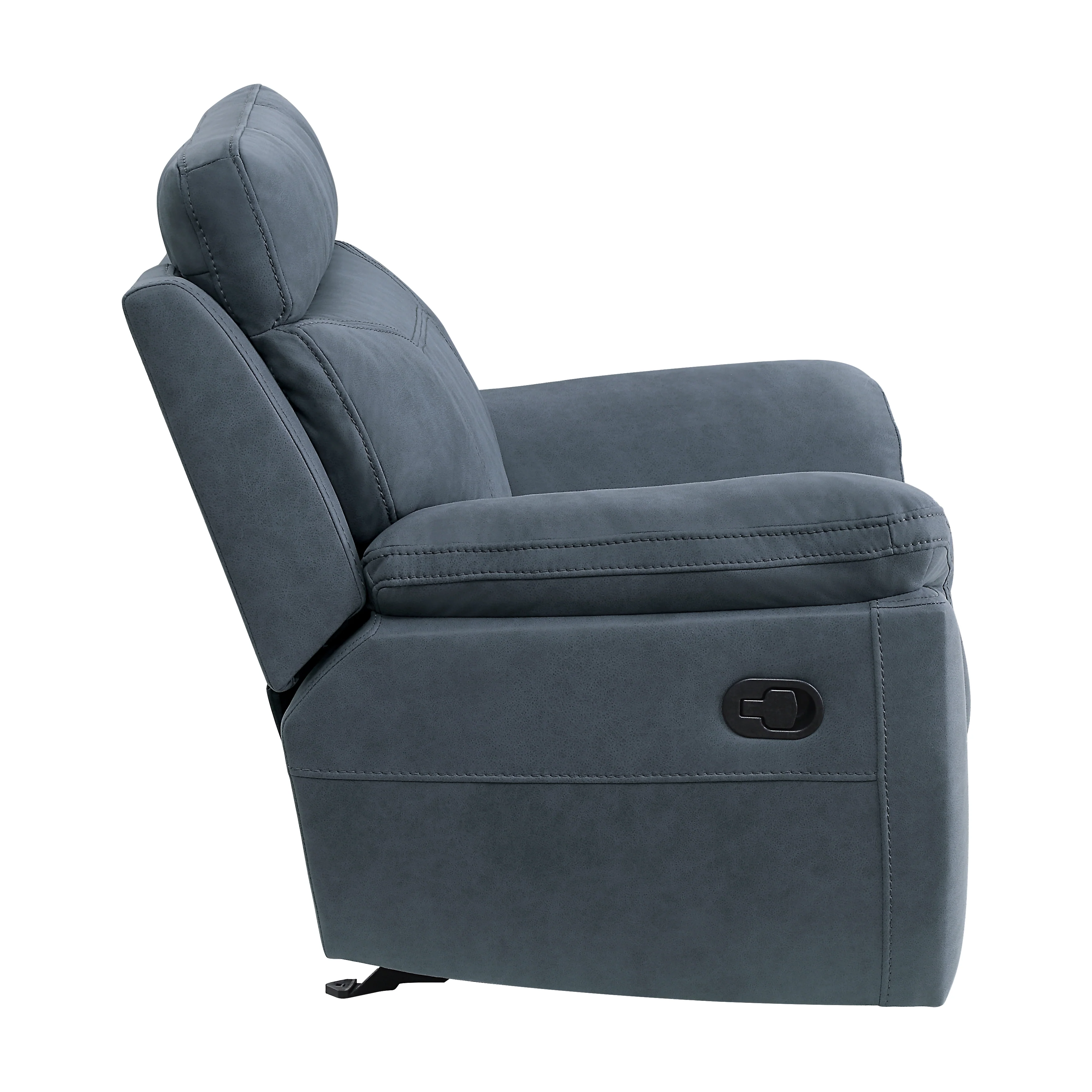Clifton Glider Reclining Chair in Blue - 9301BUE-1 - Image 3