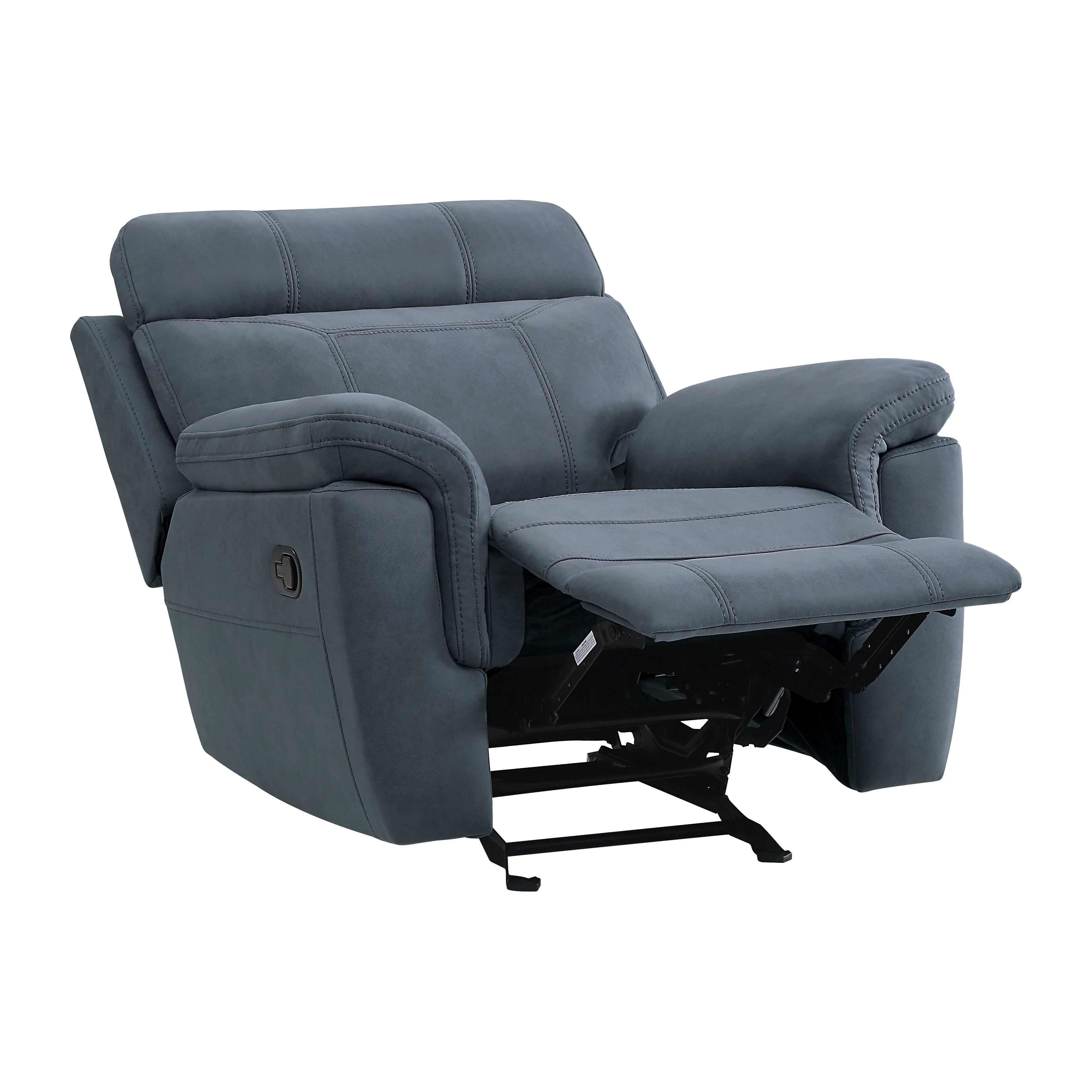 Clifton Glider Reclining Chair in Blue - 9301BUE-1 - Image 5