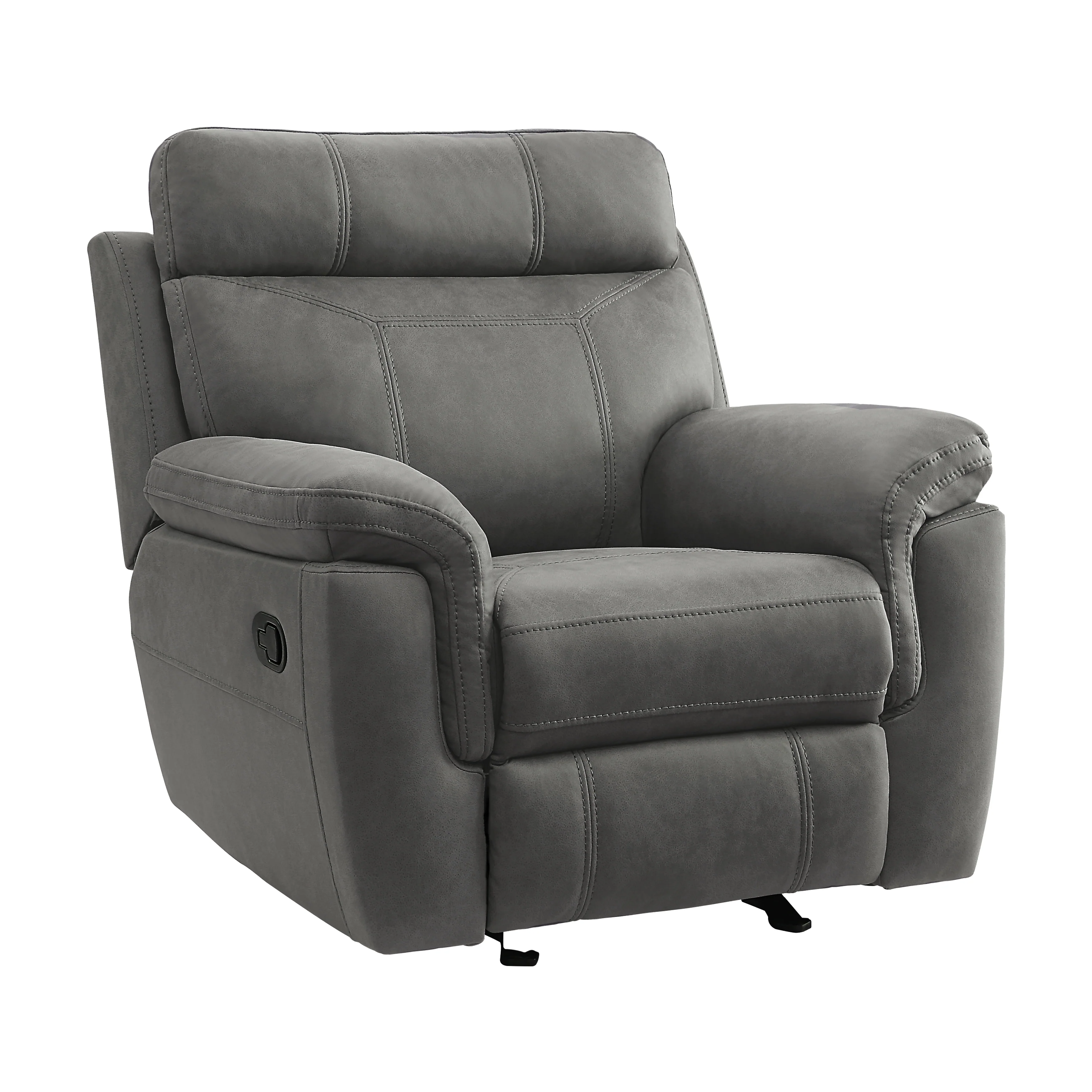 Clifton Glider Reclining Chair in Gray - 9301GRY-1 - Image 2