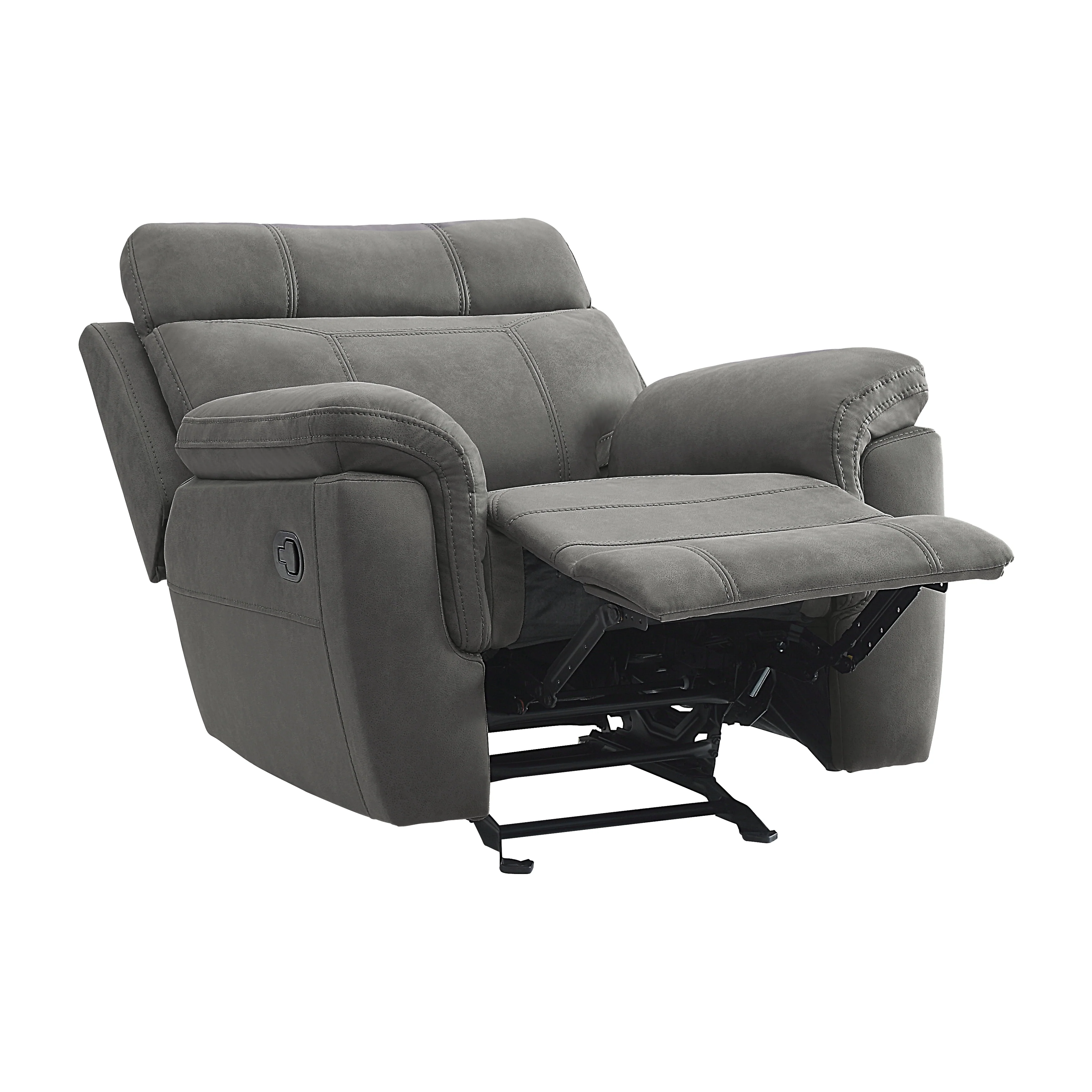 Clifton Glider Reclining Chair in Gray - 9301GRY-1 - Image 5
