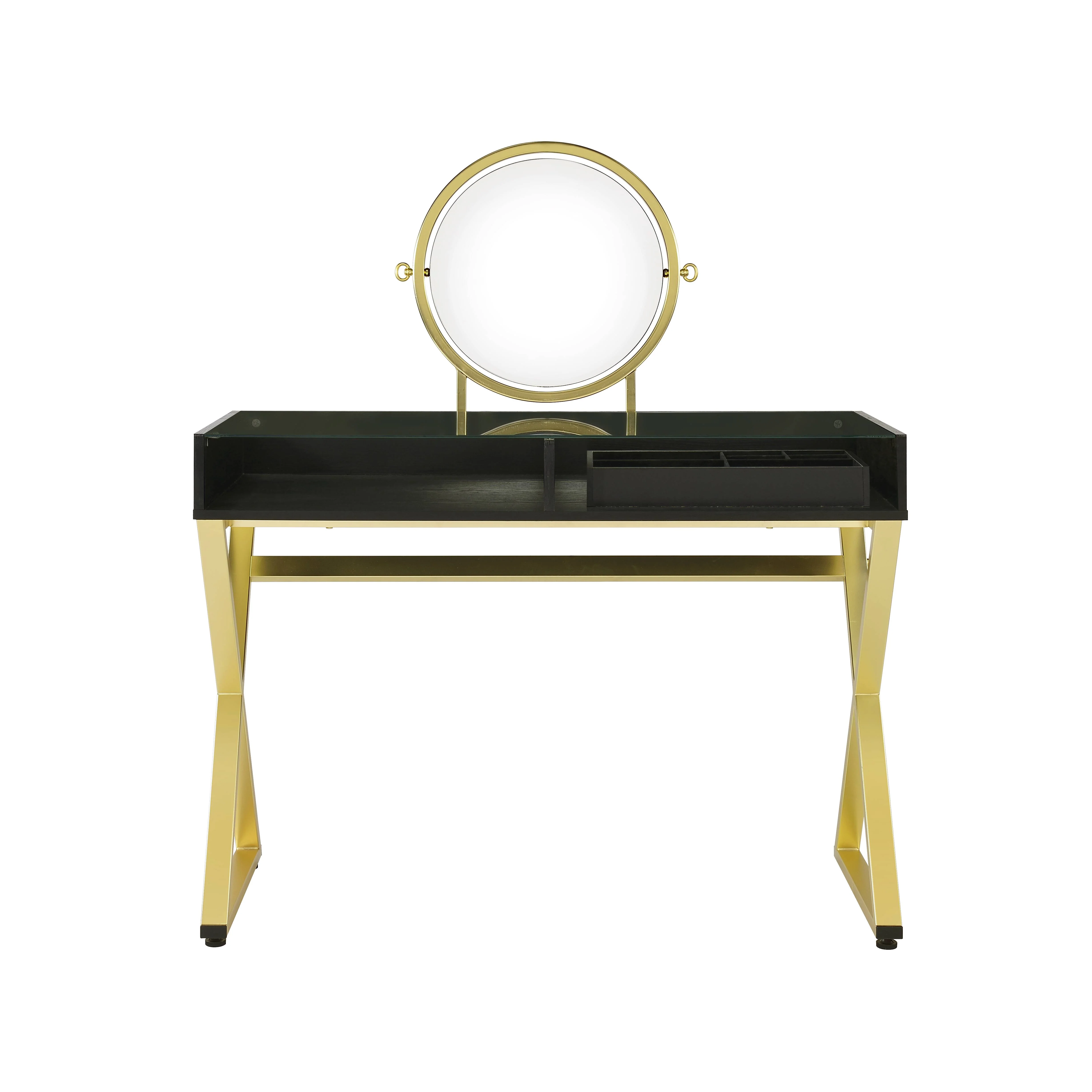 Coleen Vanity Desk w/Mirror & Jewelry Tray - Image 9